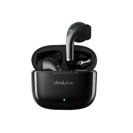 Casti Wireless TWS Lenovo ThinkPlus LivePods LP40 Pro, Bluetooth 5.1, Microfon, Touch Control, USB-C, Negru