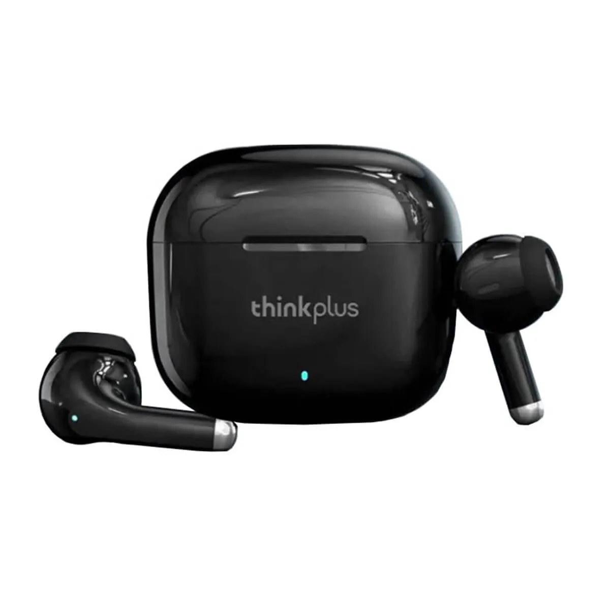 Casti Wireless TWS Lenovo ThinkPlus LivePods LP40 Pro, Bluetooth 5.1, Microfon, Touch Control, USB-C, Negru - imagine 2
