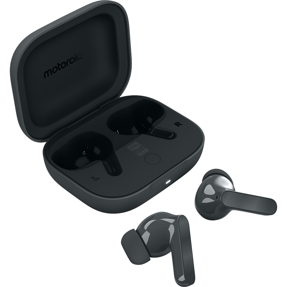 Casti Audio In Ear Motorola Moto Buds, Bluetooth, True Wireless, ANC, IP54, Dark Shadow
