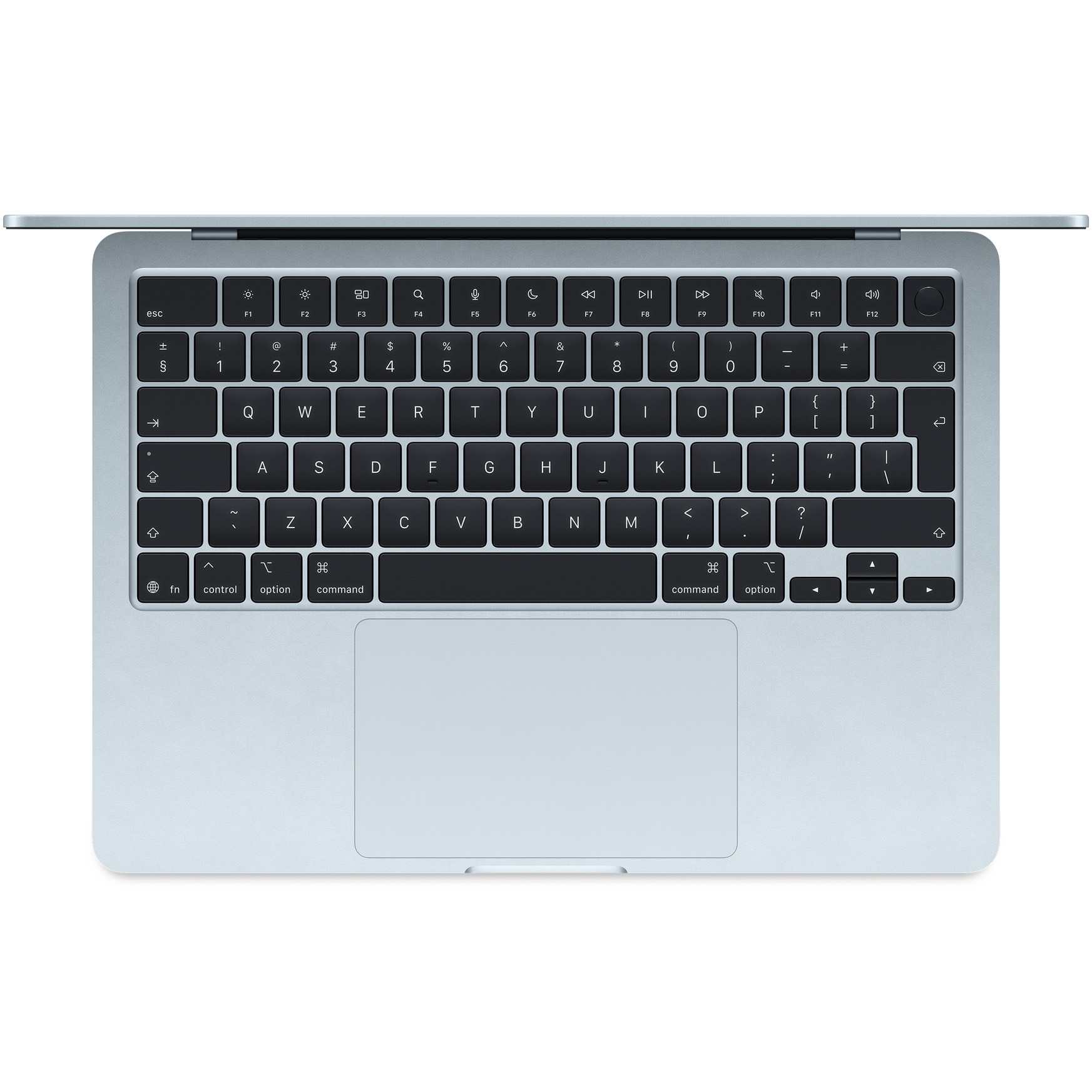 Apple Macbook Air 13 (2025) A3240, Procesor Apple M4, 10 Nuclee CPU si 8 Nuclee GPU, 16 GB RAM, SSD 256 GB, 2x Thunderbolt, Touch ID, Sky Blue