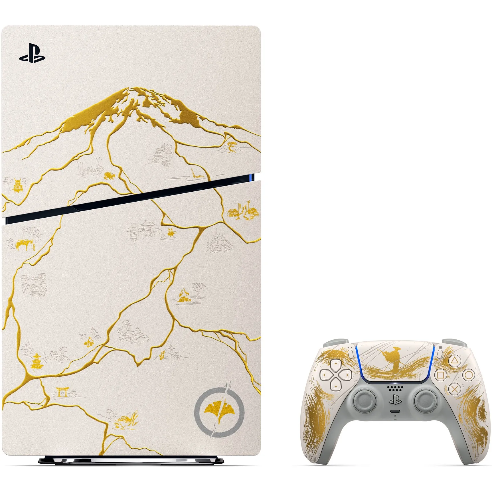 Consola SONY PlayStation 5 (PS5), Disk Edition, 1Tb, 1 Controller, Ghost of Yotei Edition + Joc Ghost of Yotei - imagine 2