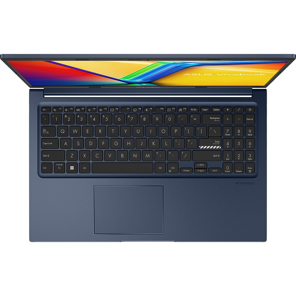 Laptop ASUS VivoBook 15 R1504ZA-BQ358, Display 15.6 inch FHD, Intel Core i5-1235U, 10-Core pana la 4.4 GHz, 8 Gb RAM 3200 MHz, SSD 500 Gb M.2, Intel UHD Graphics, Wi-Fi 6, USB-C, HDMI, Jack 3.5mm, Quiet Blue - imagine 2