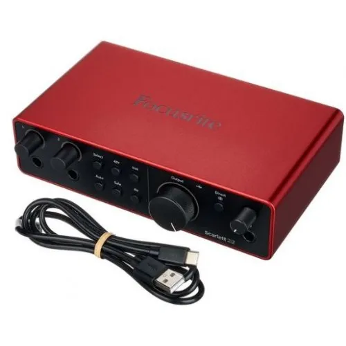 Interfata audio USB Focusrite Scarlett 2i2 4th Gen