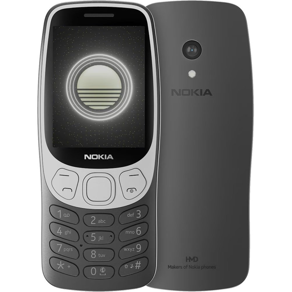 Telefon mobil Nokia 3210 4G, Dual SIM, TA-1618, HMD Global, Negru