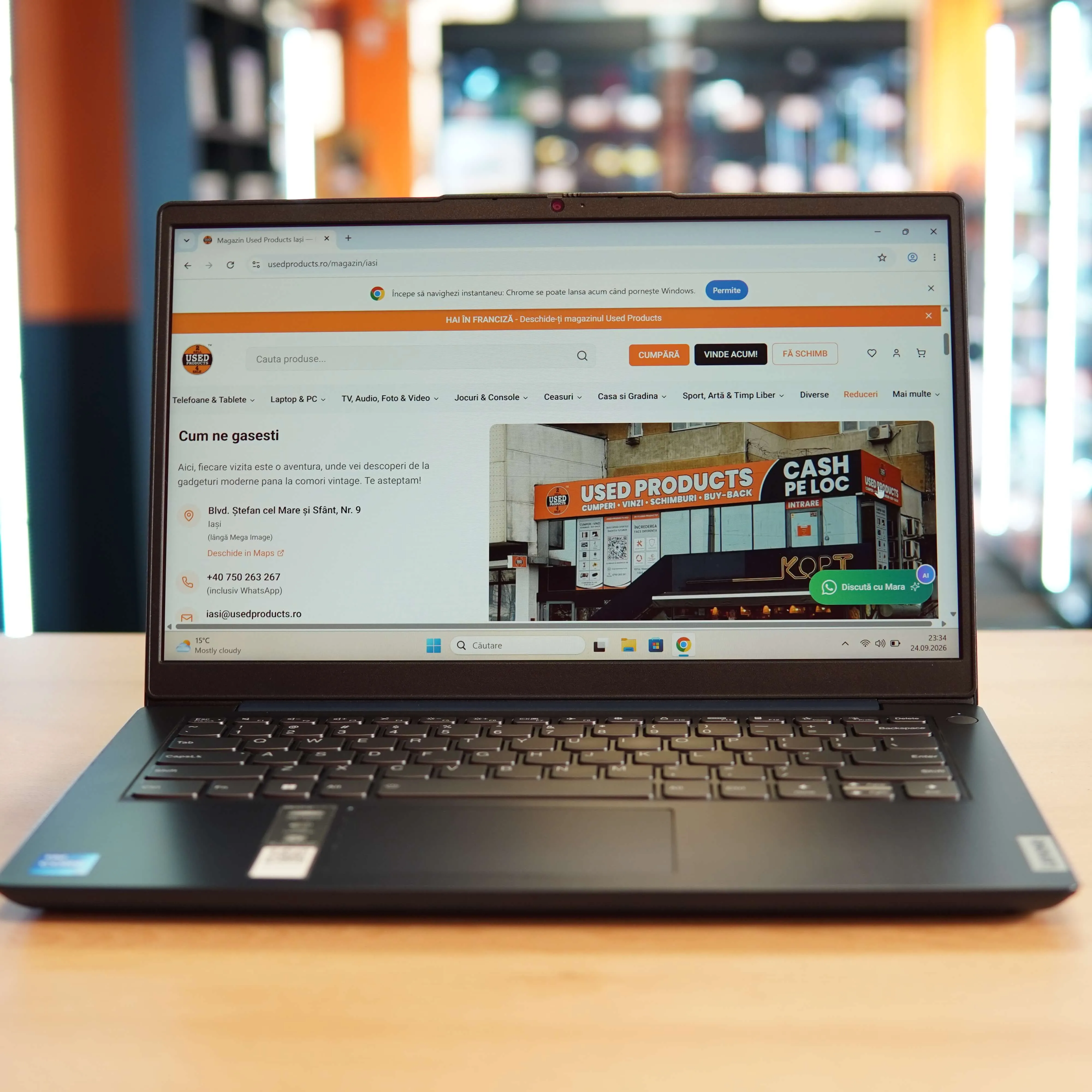 Laptop Lenovo IdeaPad 3i 14IAU7, i5-1235U, 8 GB RAM, 512 GB SSD, Albastru - imagine 3