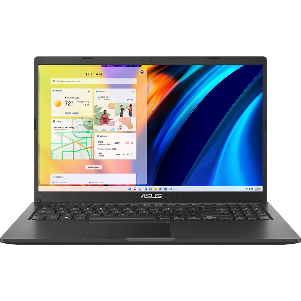 Laptop Asus Vivobook F1500E 15.6 Inch FHD, Intel i5 1135G7, 8 Gb RAM DDR4, SSD 500 Gb, Negru