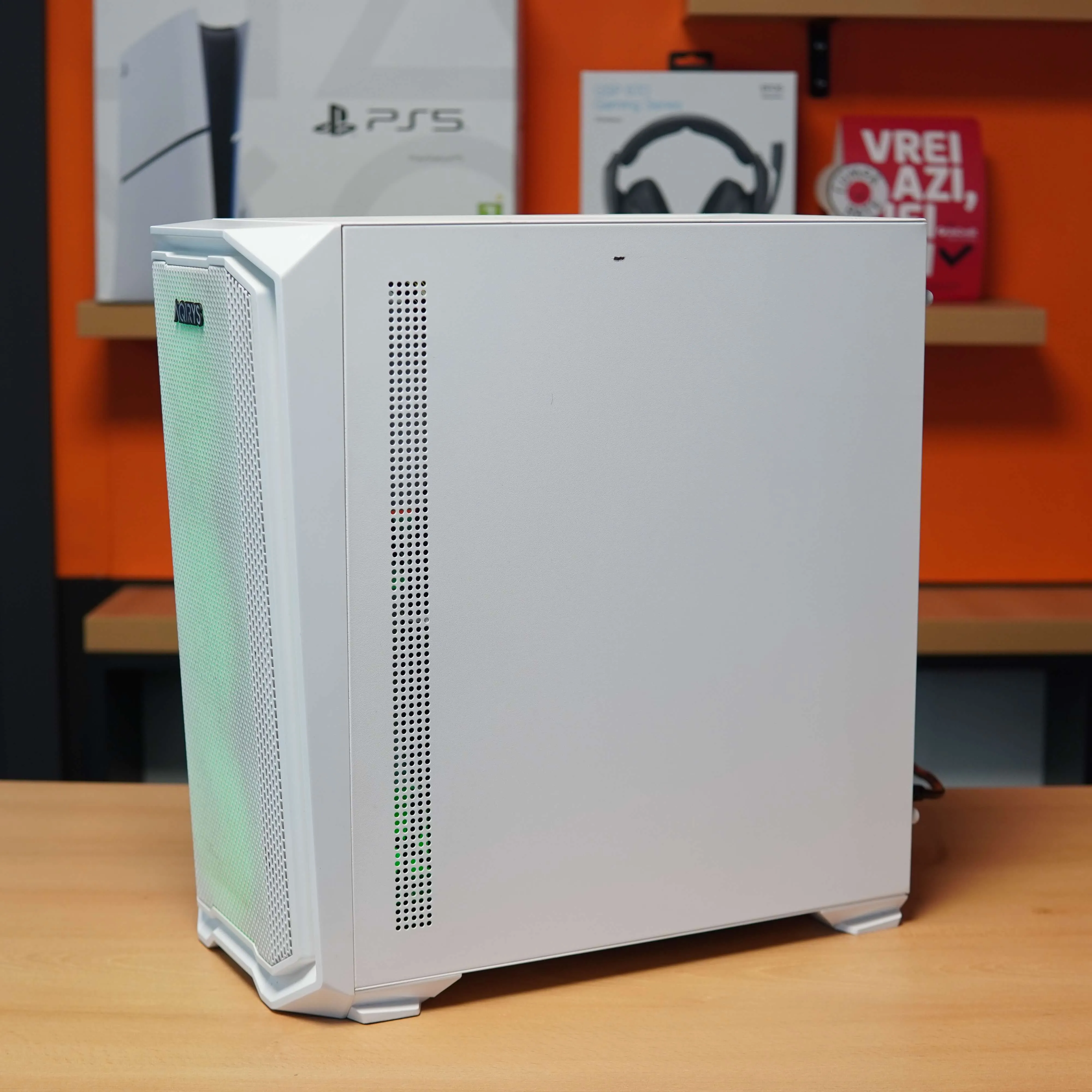 Desktop Gaming i5-13500, 16 GB RAM DDR4, 1 TB HDD + 1 TB SSD, RTX 3070 8GB, Windows 11, RGB, Alb - imagine 8
