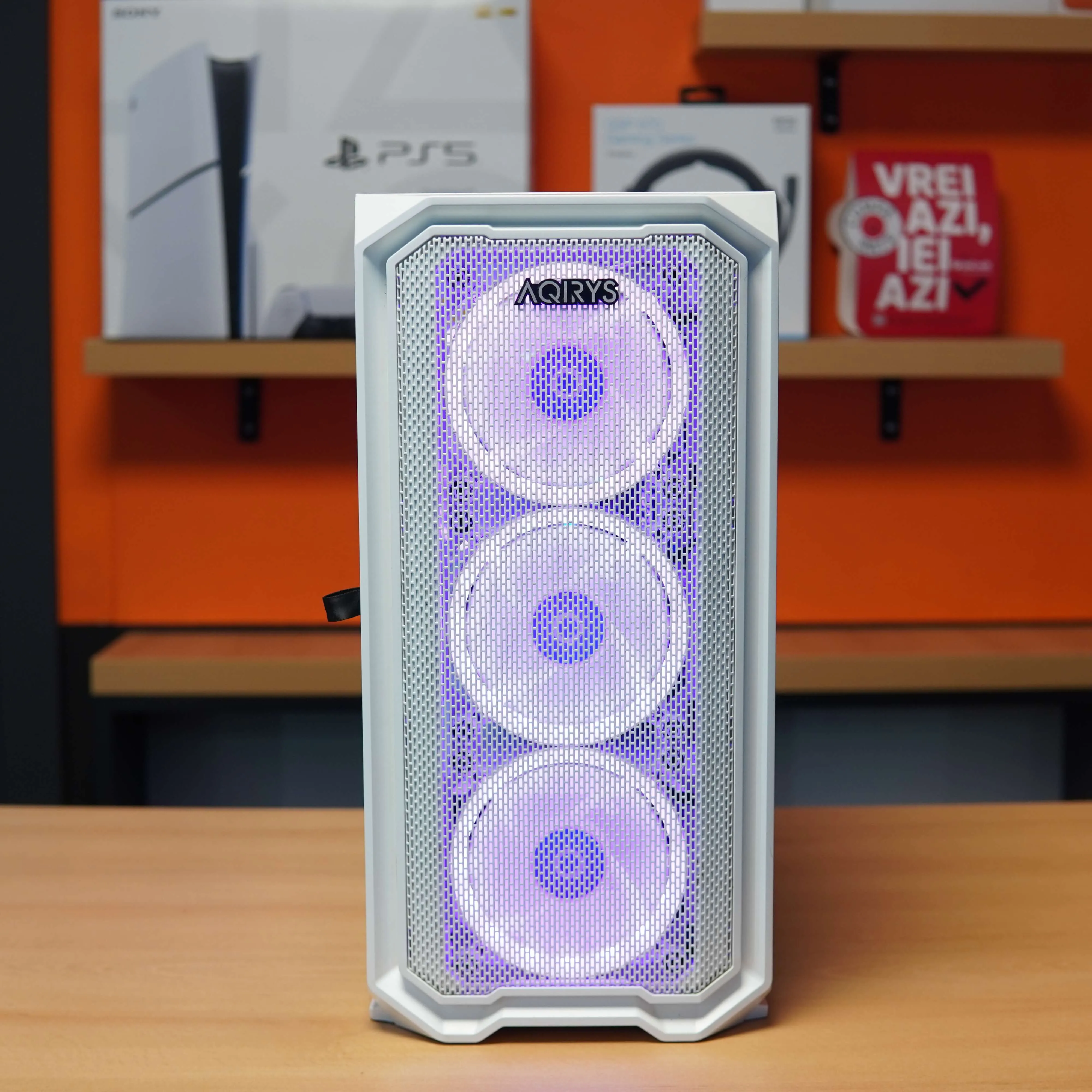 Desktop Gaming i5-13500, 16 GB RAM DDR4, 1 TB HDD + 1 TB SSD, RTX 3070 8GB, Windows 11, RGB, Alb