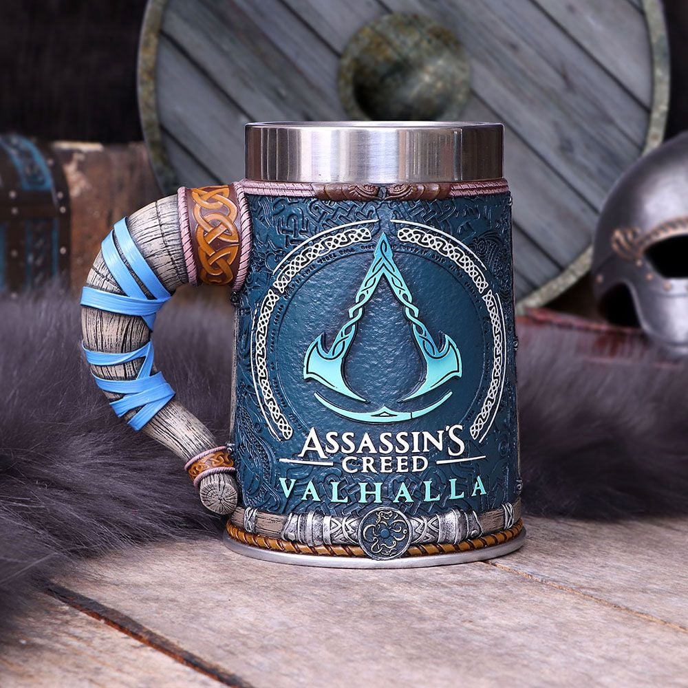 Cana - Assassin's Creed Valhalla Tankard, Rasina, 600 ml, Albastru - imagine 3