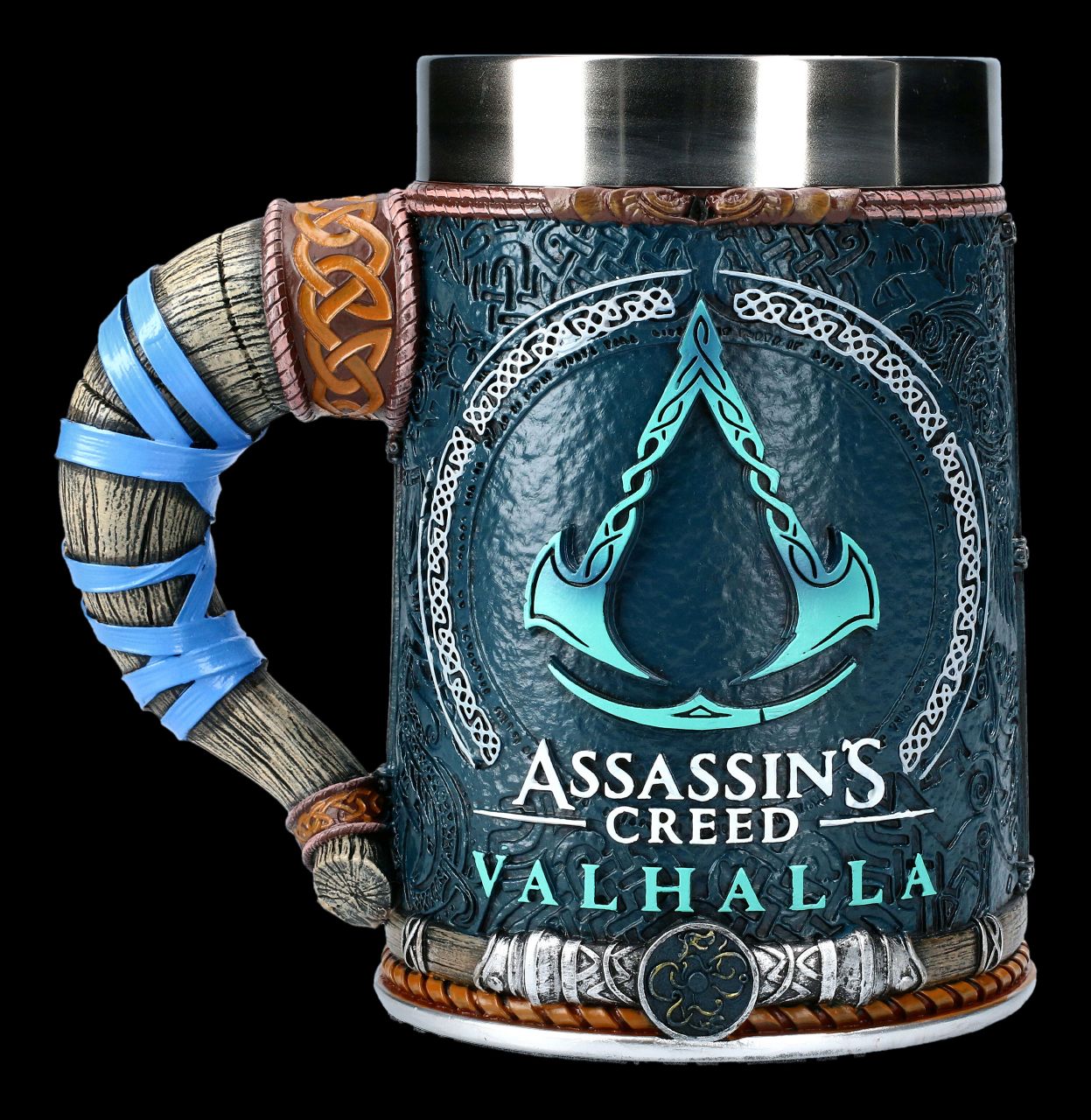 Cana - Assassin's Creed Valhalla Tankard, Rasina, 600 ml, Albastru - imagine 4