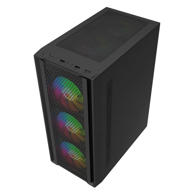 Sistem Desktop Pro Gaming Galax Revolution 06, Intel Core i5-12400F, 6-Core 2.5 GHz, 32 Gb RAM, SSD 1 Tb, nVidia GeForce RTX 4060 8 Gb, RGB, Display Port, HDMI, Ethernet - imagine 2