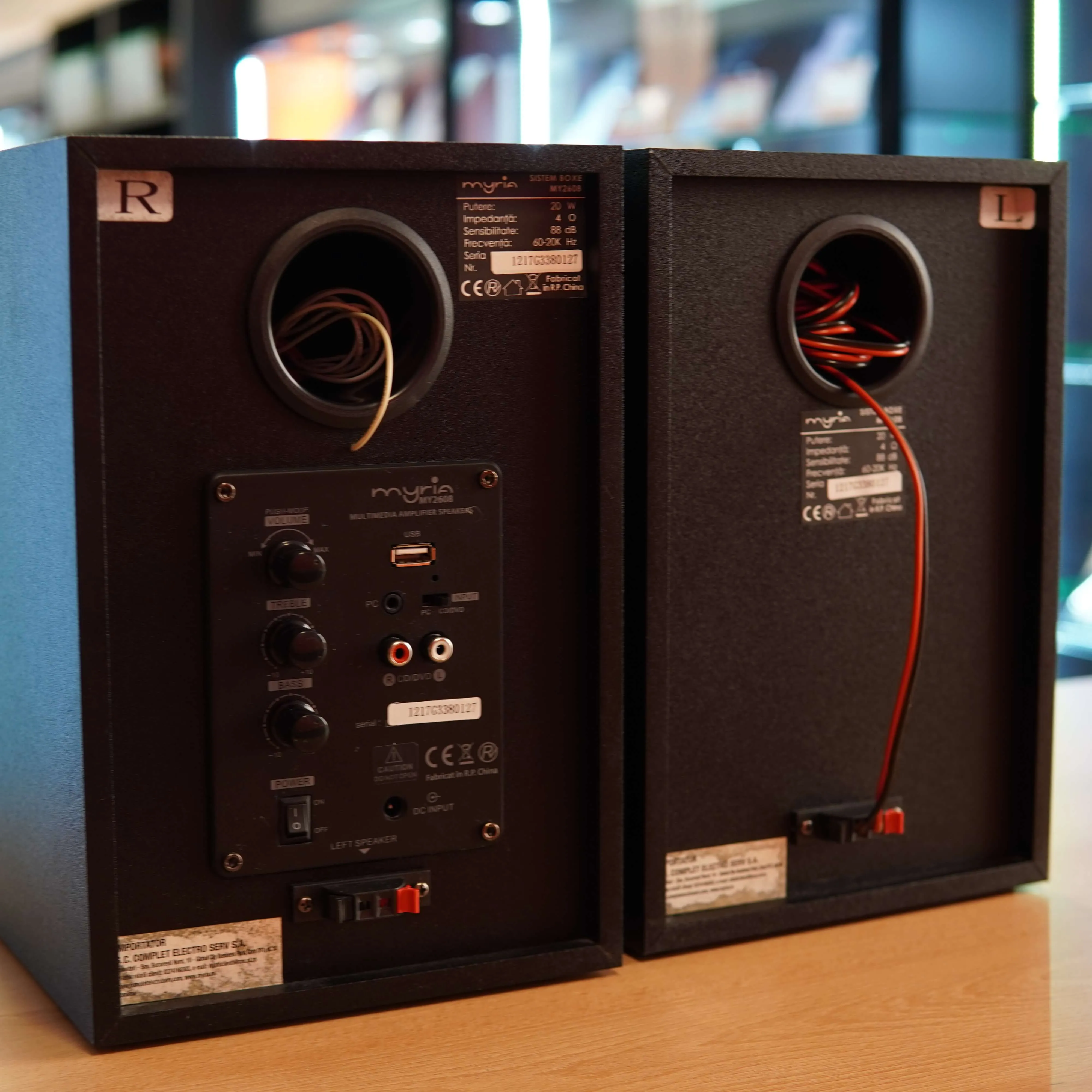 Sistem Audio Myria MY2608, 2.0, Bluetooth, USB, 60W, Telecomanda, Negru - imagine 5