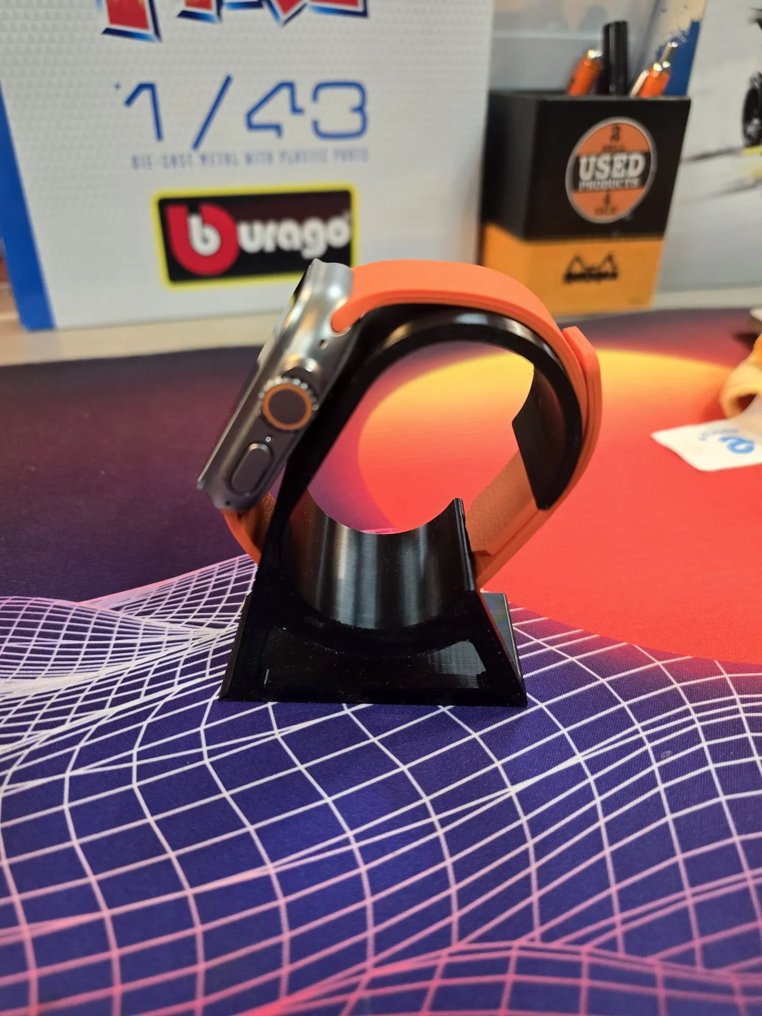 Apple Watch Ultra, 49mm, Titanium Case, Bratara Compatibila, GPS, Cellular, A2684 - imagine 2