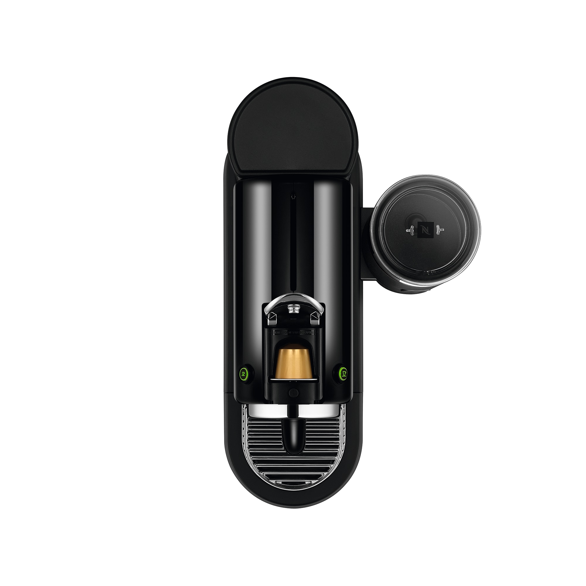 Espressor cu capsule Nespresso CitiZ and Milk D123, 19 bari, 1.0L, dispozitiv spumare Aeroccino integrat, Negru - imagine 2
