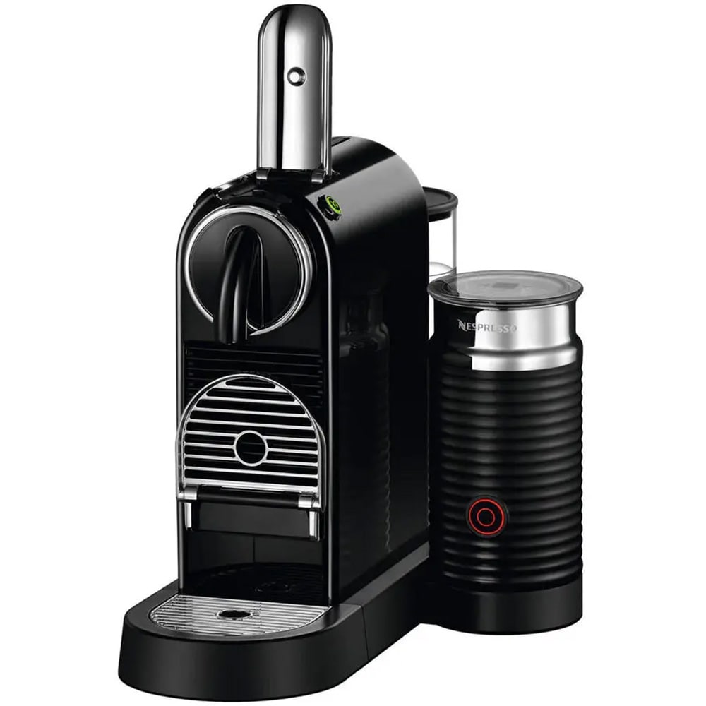 Espressor cu capsule Nespresso CitiZ and Milk D123, 19 bari, 1.0L, dispozitiv spumare Aeroccino integrat, Negru - imagine 3