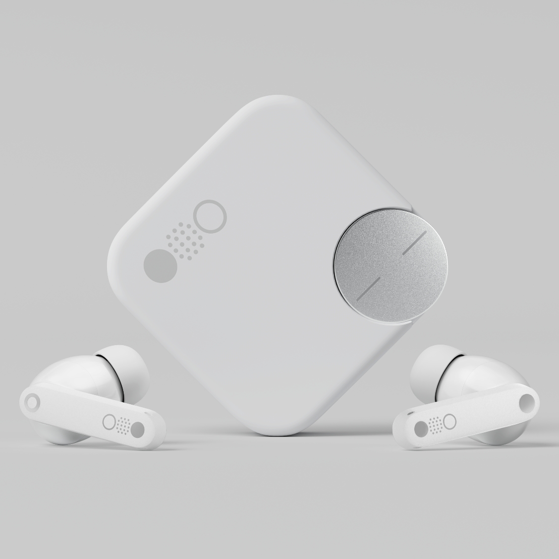 Casti Audio In Ear CMF By Nothing Buds 2 Pro, ANC, Buton Rotativ Inteligent, IP55, USB-C, White - imagine 4