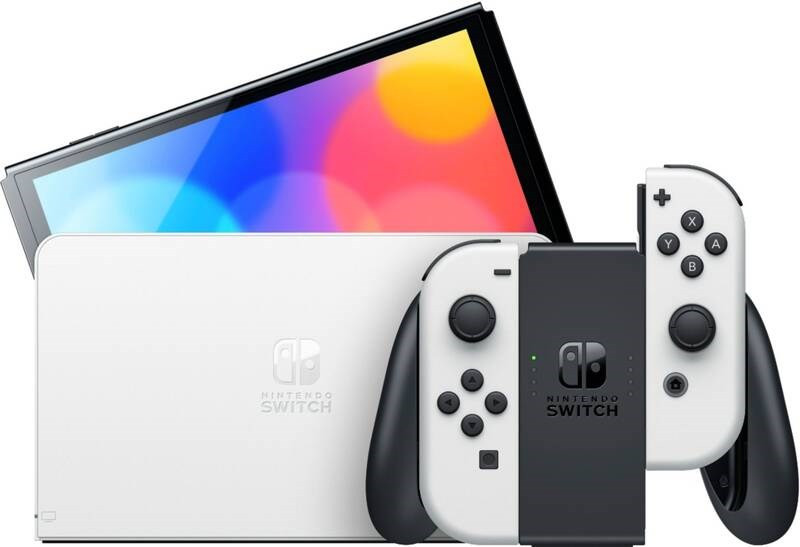 Consola Nintendo Switch Oled 64 GB , Alb - imagine 2