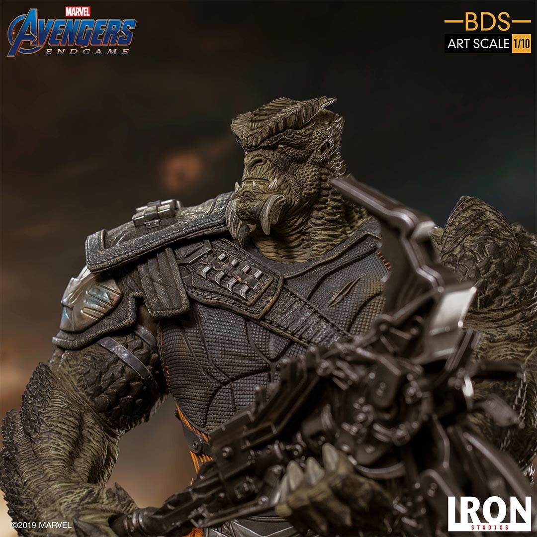 Figurina de Colectie Avengers Endgame Black Order Cull Obsidian Marcas 24119-10, 36 cm, Polystone, Editie Limitata - imagine 3