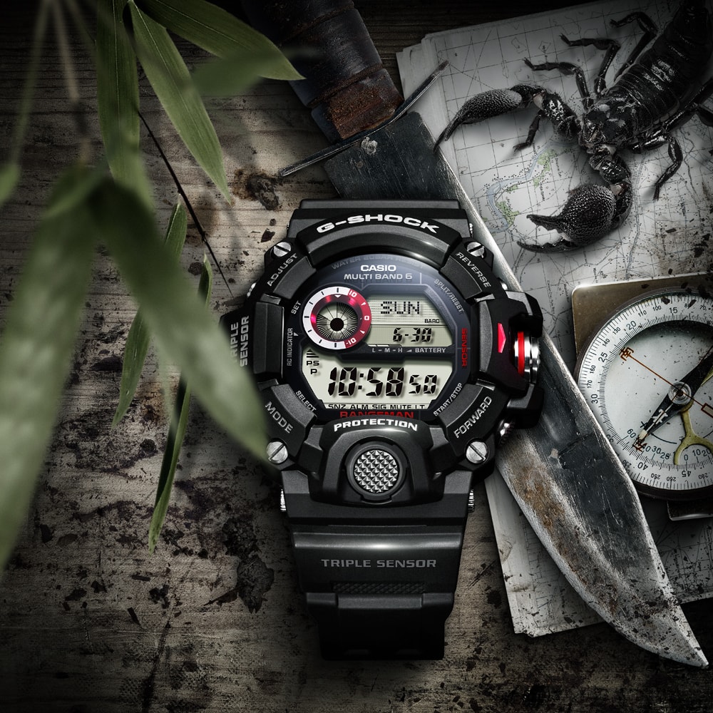 Ceas Casio G-Shock Rangeman GW-9400, Triple Sensor V3, Tough Solar, Multi-Band 6 - imagine 3