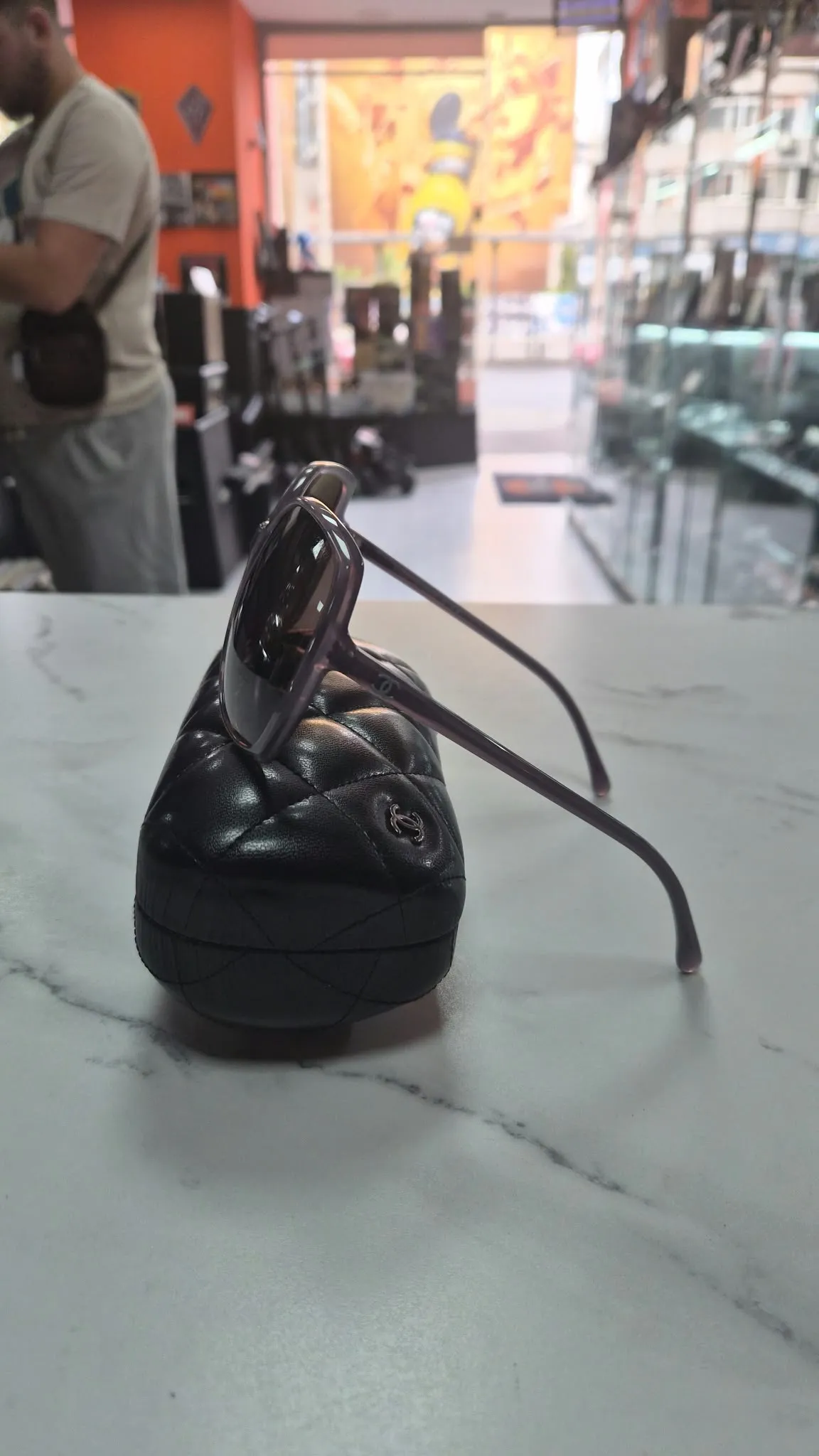 Ochelari de soare Chanel 5204 c.1275/47 Camellia Collection, Rama Acetat, Lentile Degrade - imagine 2