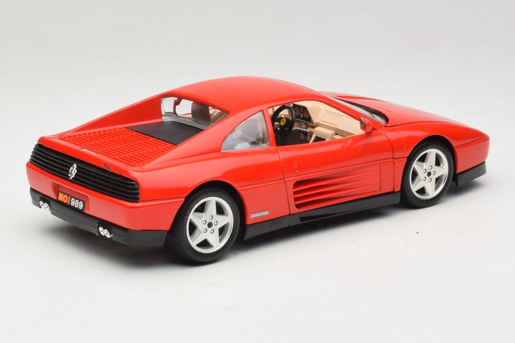 Macheta 1/18 BBurago 3039, Ferrari 348TB (1989) Rosu - imagine 2