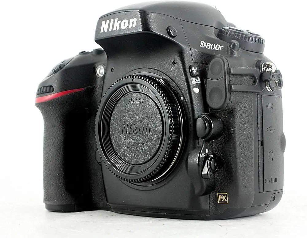 Aparat Foto DSLR Nikon D800E, Full Frame FX, 36.3MP, Full HD, ISO 100-6400, 51 Puncte AF, Body, Negru