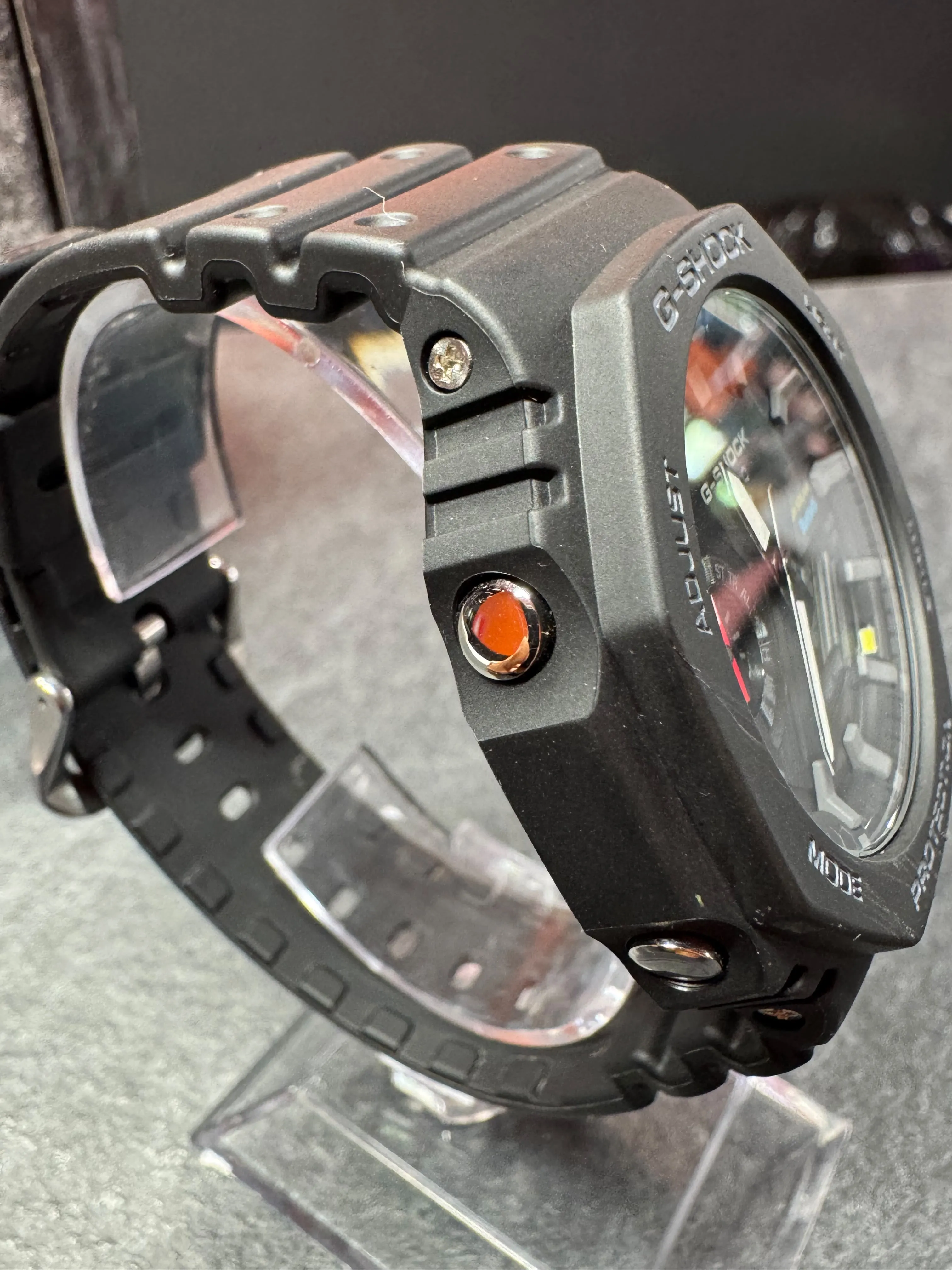 Ceas Casio G-Shock GA-B2100-1AER, Tough Solar, 45mm, Bluetooth, Carbon Core Guard, Analog-Digital, 20 ATM / 200 m, Negru - imagine 3