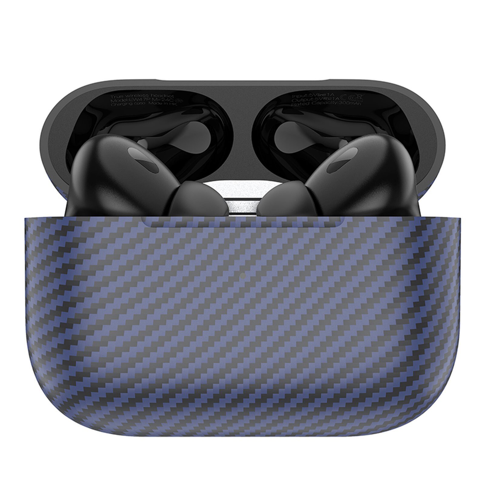 Casti In-Ear Hoco EW47 Plus, True Wireless, Bluetooth, Control Tactil, Autonomie 6 Ore, Aspect carbon - imagine 4