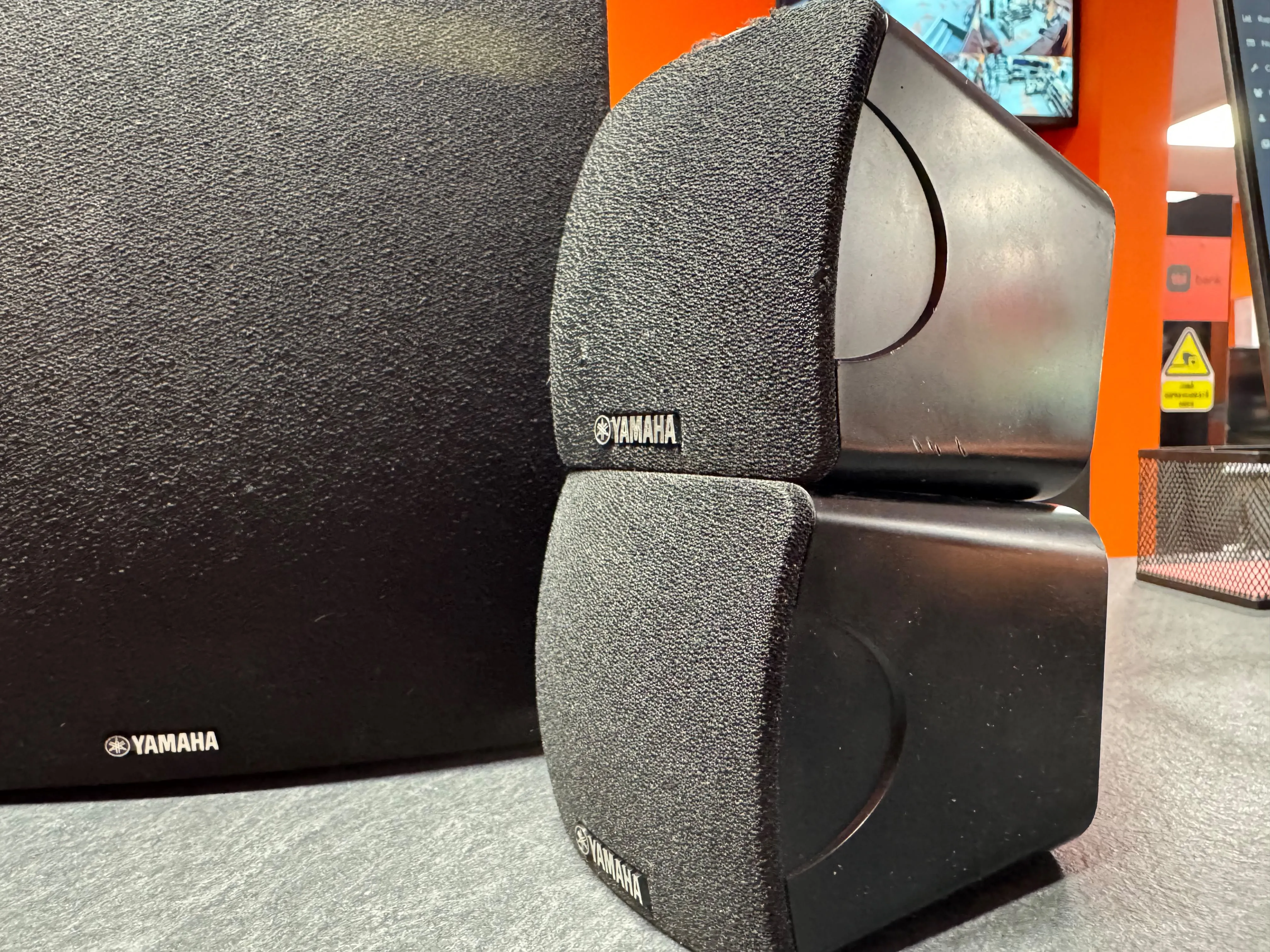 Sistem audio Home Cinema 5.1 Yamaha NS-P285, NS-B285, NS-C385, Subwoofer Activ NS-SW280 100W Dynamic, 6 OHm, 30W / 80W Peak, Negru - imagine 3