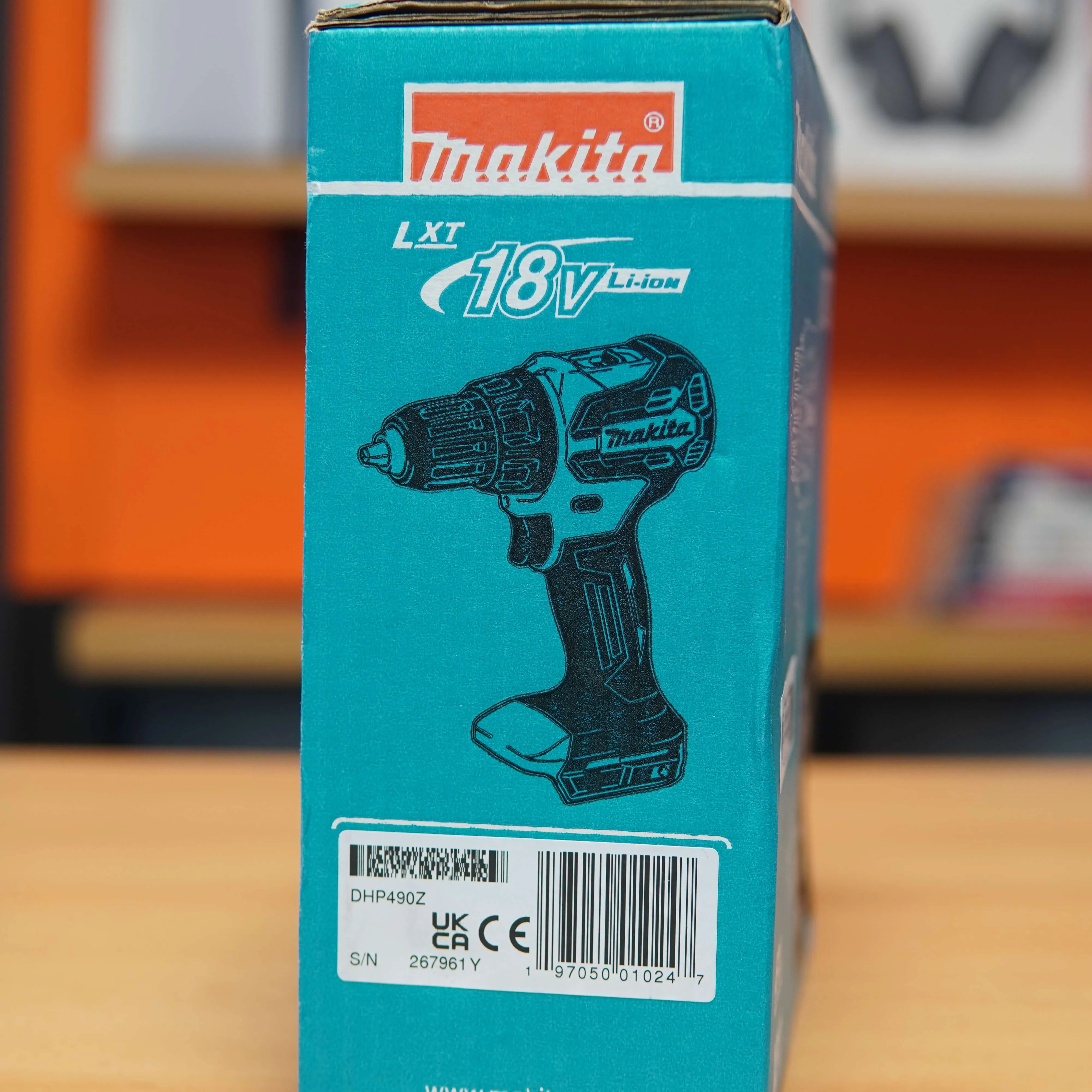 Masina de gaurit si insurubat Makita DHP490Z, 18v, Body (fara baterie / incarcator), Nou Desigilat - imagine 3