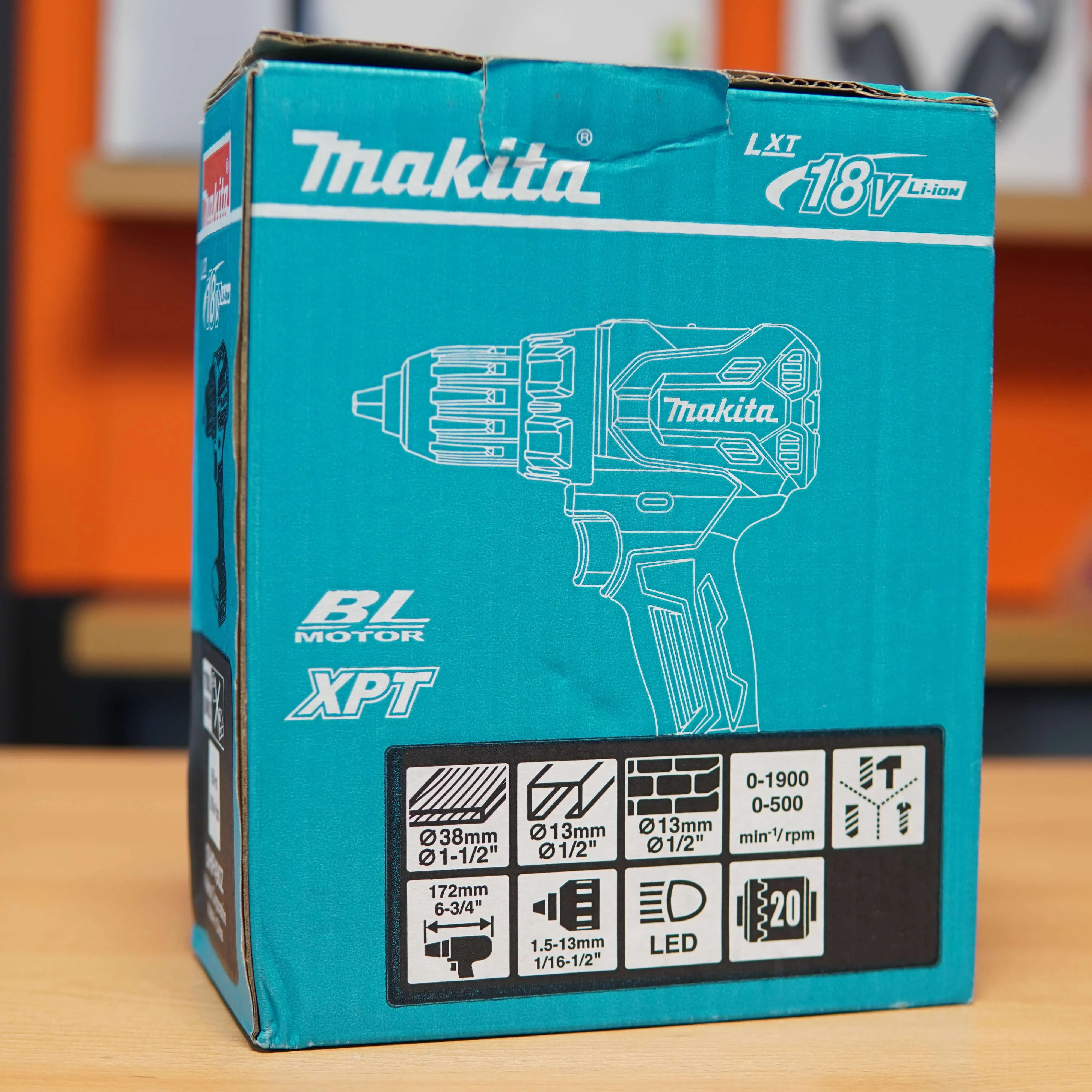Masina de gaurit si insurubat Makita DHP490Z, 18v, Body (fara baterie / incarcator), Nou Desigilat - imagine 4