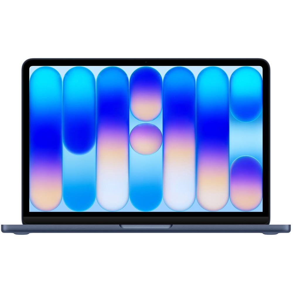 Apple Macbook Neo, 13 inch Liquid Retina, Apple A18 Pro 6 nuclee CPU si 5 nuclee GPU, 8 Gb RAM, SSD 512 Gb, 5 Cicluri, 100%, A3404, 2 x USB-C, Jack 3.5 mm, LAYOUT NORDIC, Indigo Blue