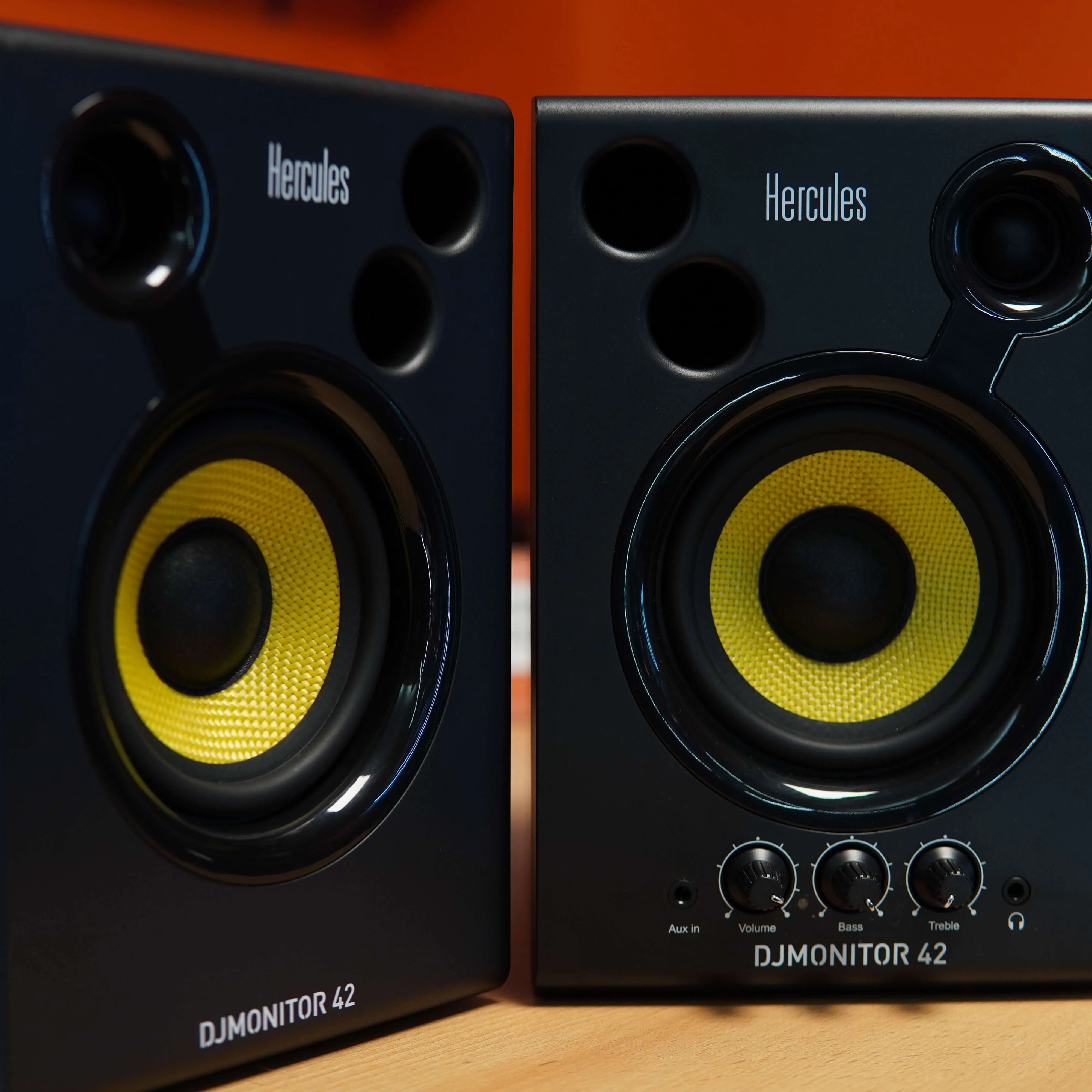 Set Boxe Activ Hercules DJ DJMonitor 42 Monitor, Aux, Negru - imagine 6