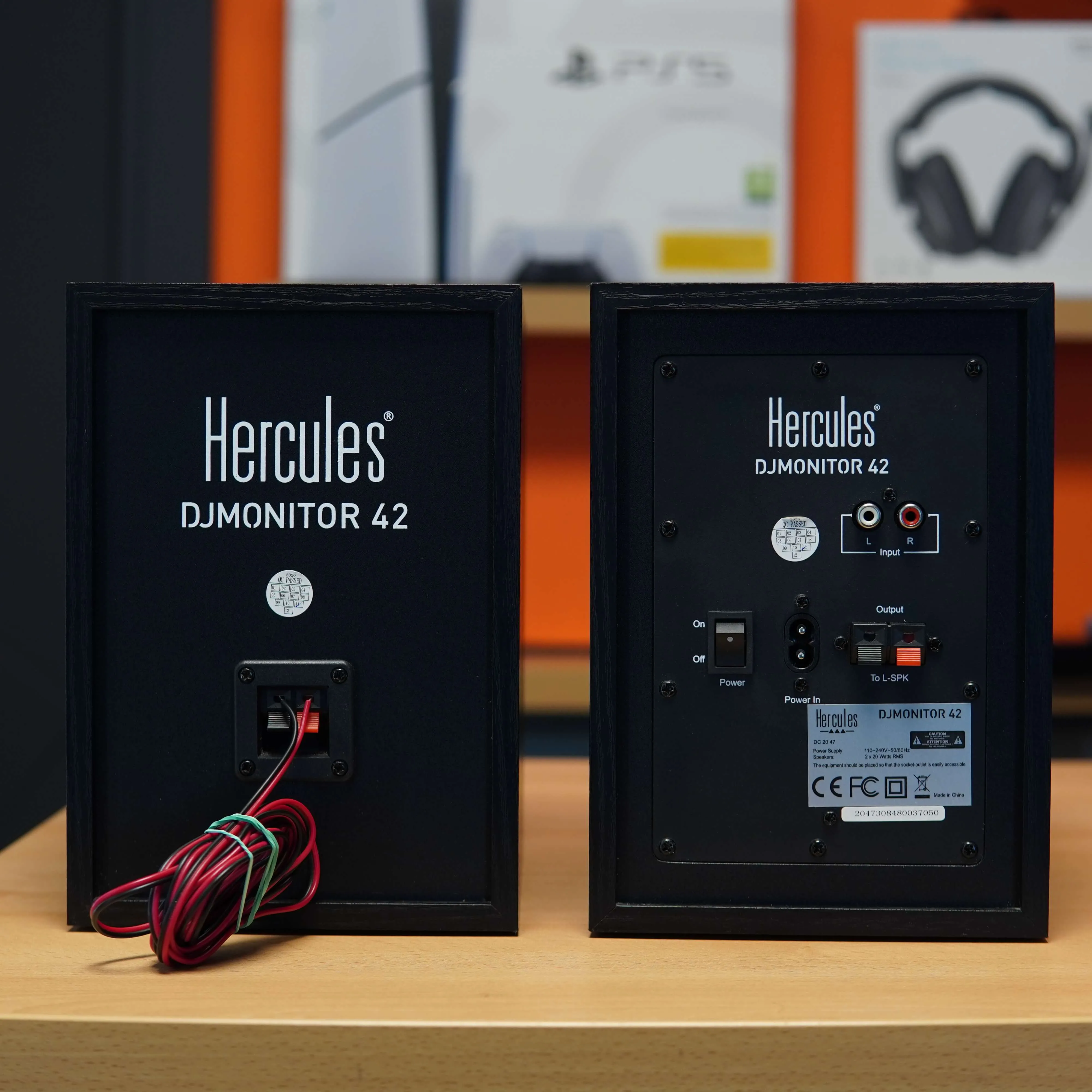 Set Boxe Activ Hercules DJ DJMonitor 42 Monitor, Aux, Negru - imagine 4