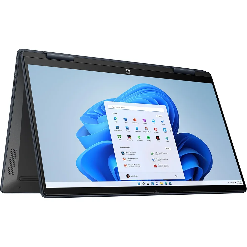 Laptop HP Pavilion x360 2-in-1 Laptop 14-ek1002nk, i5-1335u, 8 GB DDR4, 512 GB SSD, Layout AZERTY, Touchscreen, Tableta, Pen Inclus, Albastru