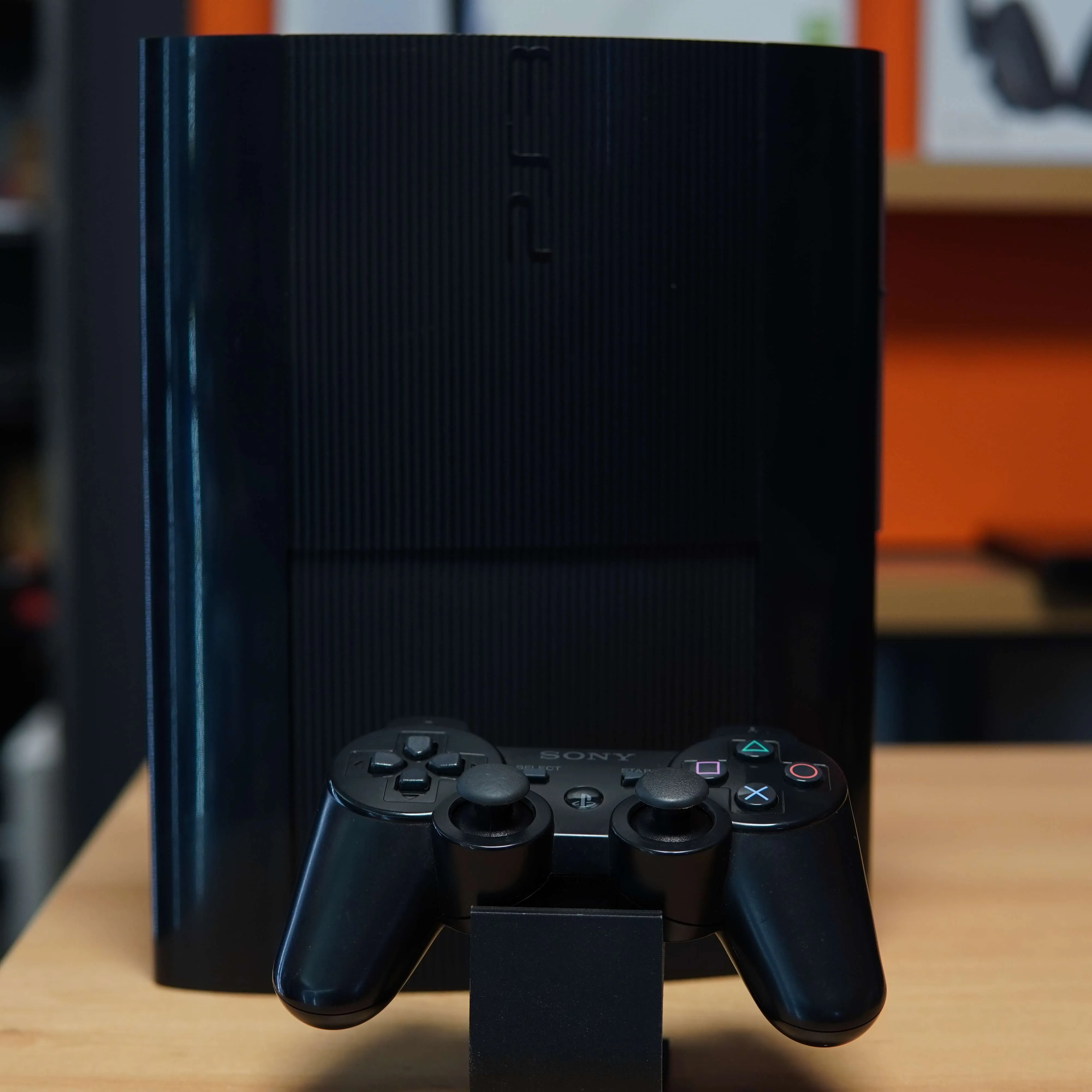 Consola Sony Playstation 3 Super Slim, 500 GB, + Controller, Negru - imagine 2
