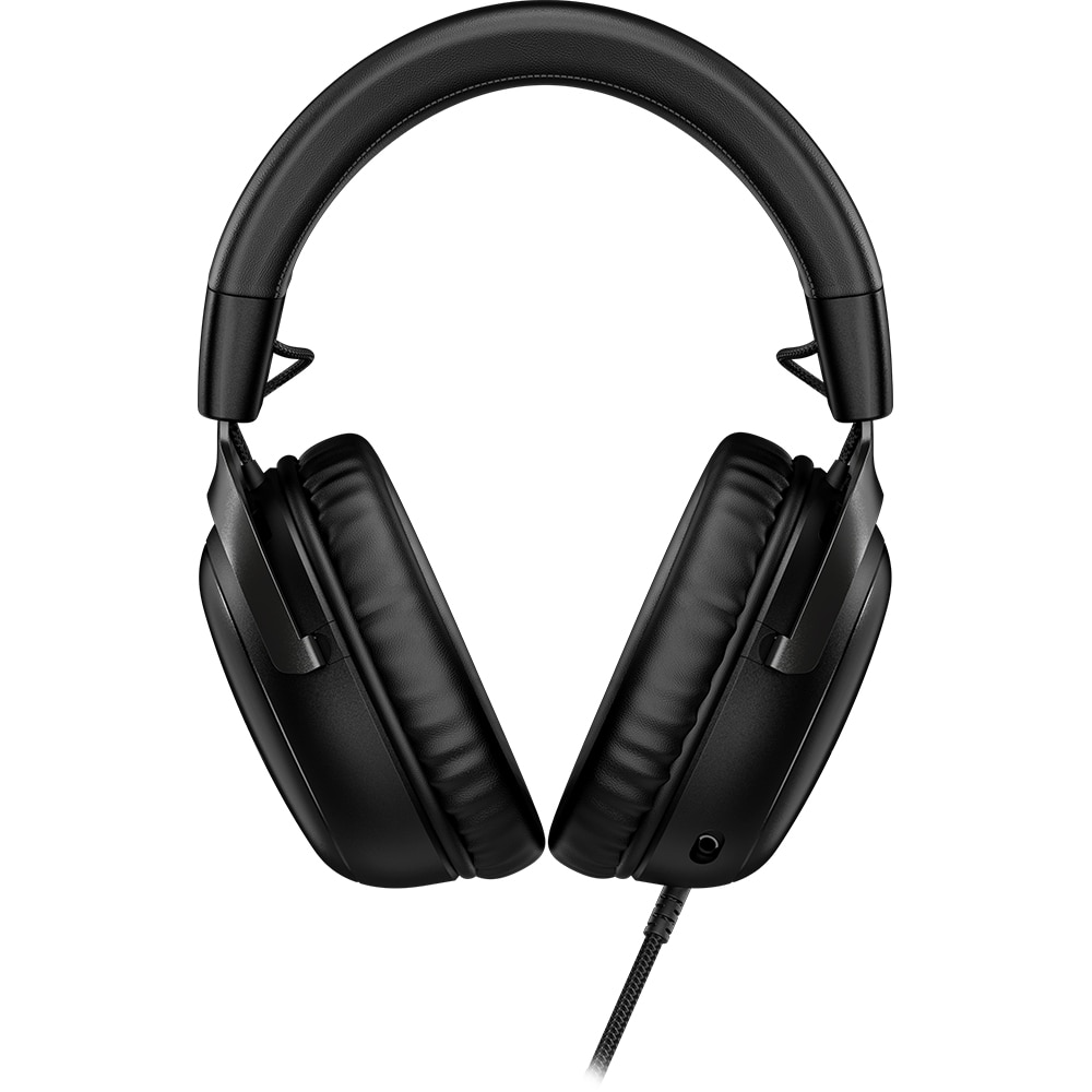 Casti Gaming cu fir HyperX Cloud III, DTS Headphone X Spatial Audio, NC si indicator LED, multiplatforma, Negru - imagine 3