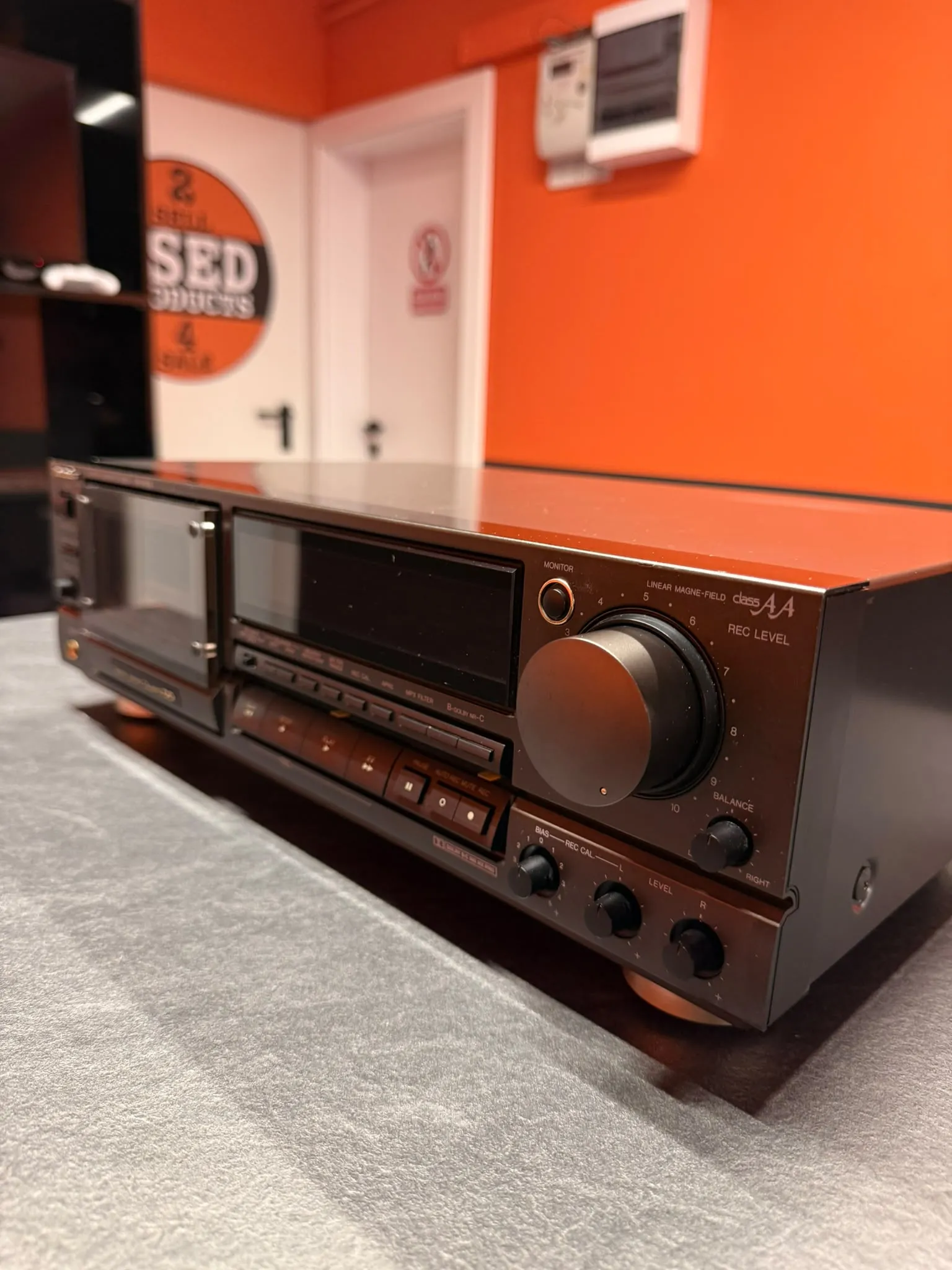 Technics RS-BX808 Deck Stereo, 3 Capete, Dual Capstan, Direct Drive, Dolby B/C, HX Pro, Metal Tape - imagine 2