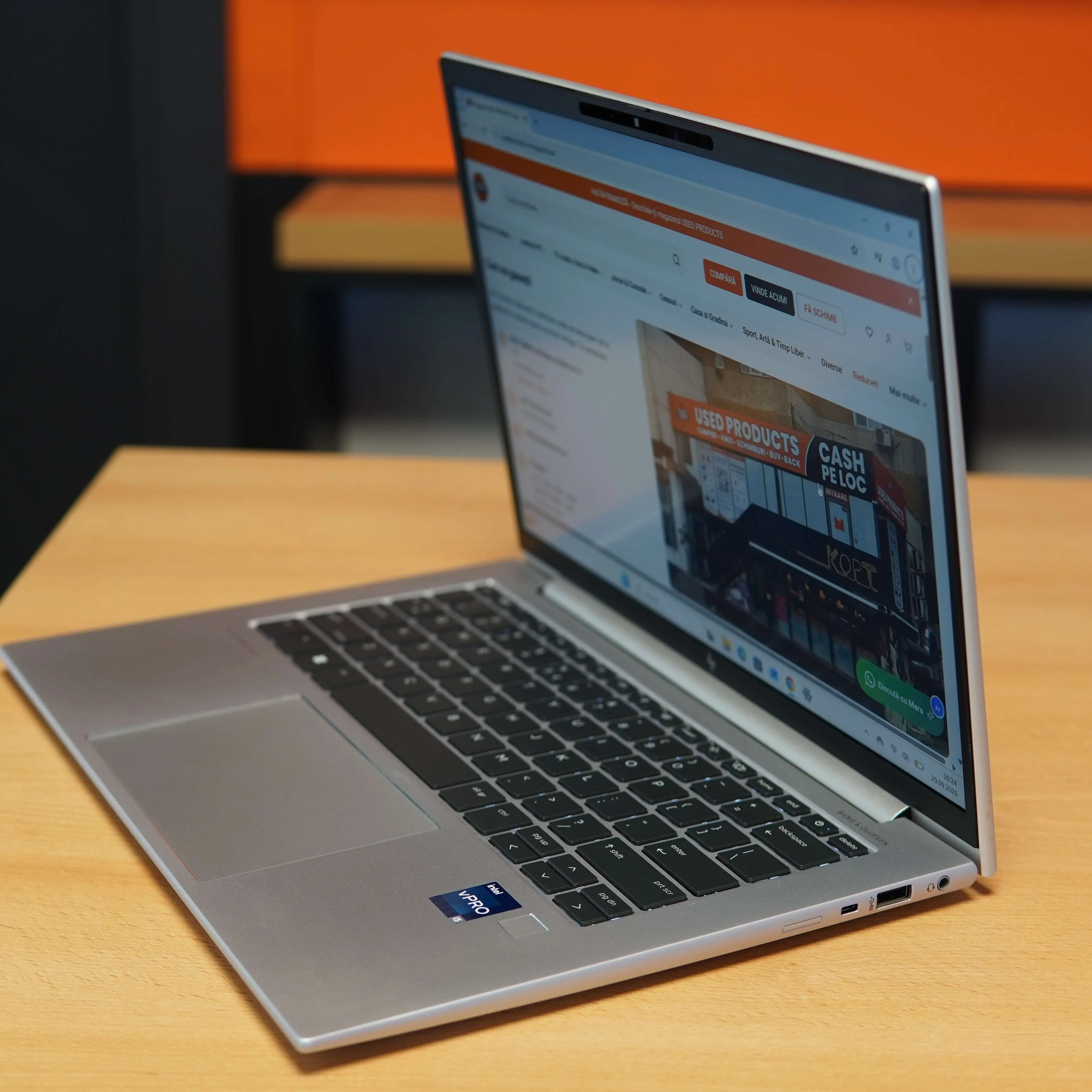 Laptop HP Elitebook 840 G9, i5-1245u, 16 GB DDR4, 256 GB SSD, USB, HDMI, JACK 3.5MM, TYPE-C, Gri - imagine 4