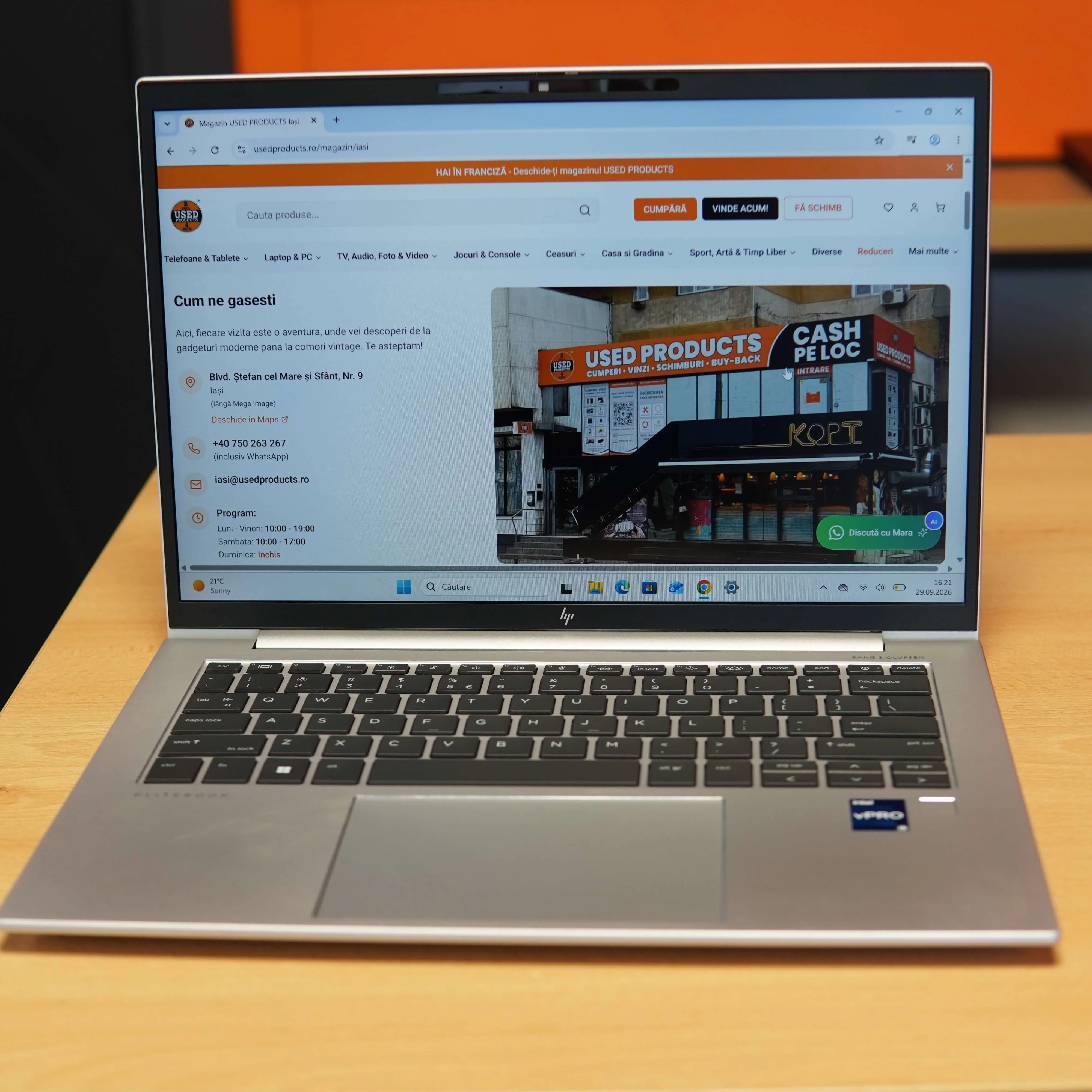 Laptop HP Elitebook 840 G9, i5-1245u, 16 GB DDR4, 256 GB SSD, USB, HDMI, JACK 3.5MM, TYPE-C, Gri - imagine 2