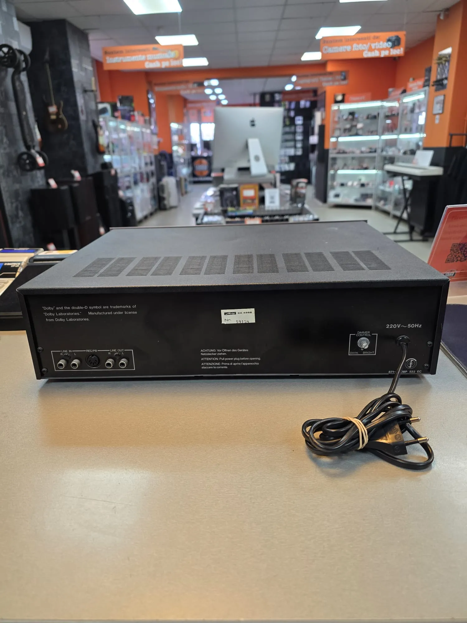 Stereo Cassette Deck Metz Mecasound CX 4962, 20Hz to 16kHz, 61dB (dolby B), 4 piste, 2 canale stereo - imagine 2