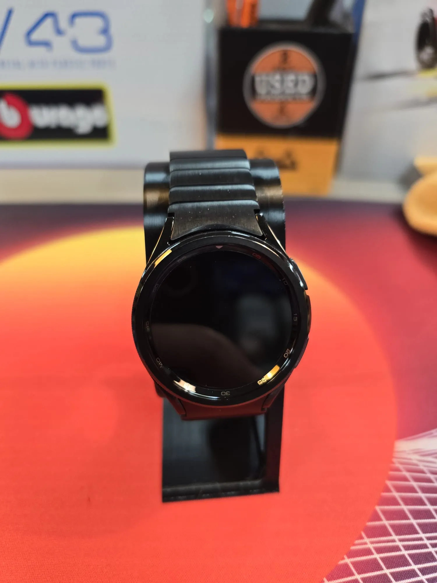 Smartwatch Samsung Galaxy Watch6 Classic, 43mm, Bratara Compatibila, Bluetooth, Wi-Fi, GPS, SM-R950, Black