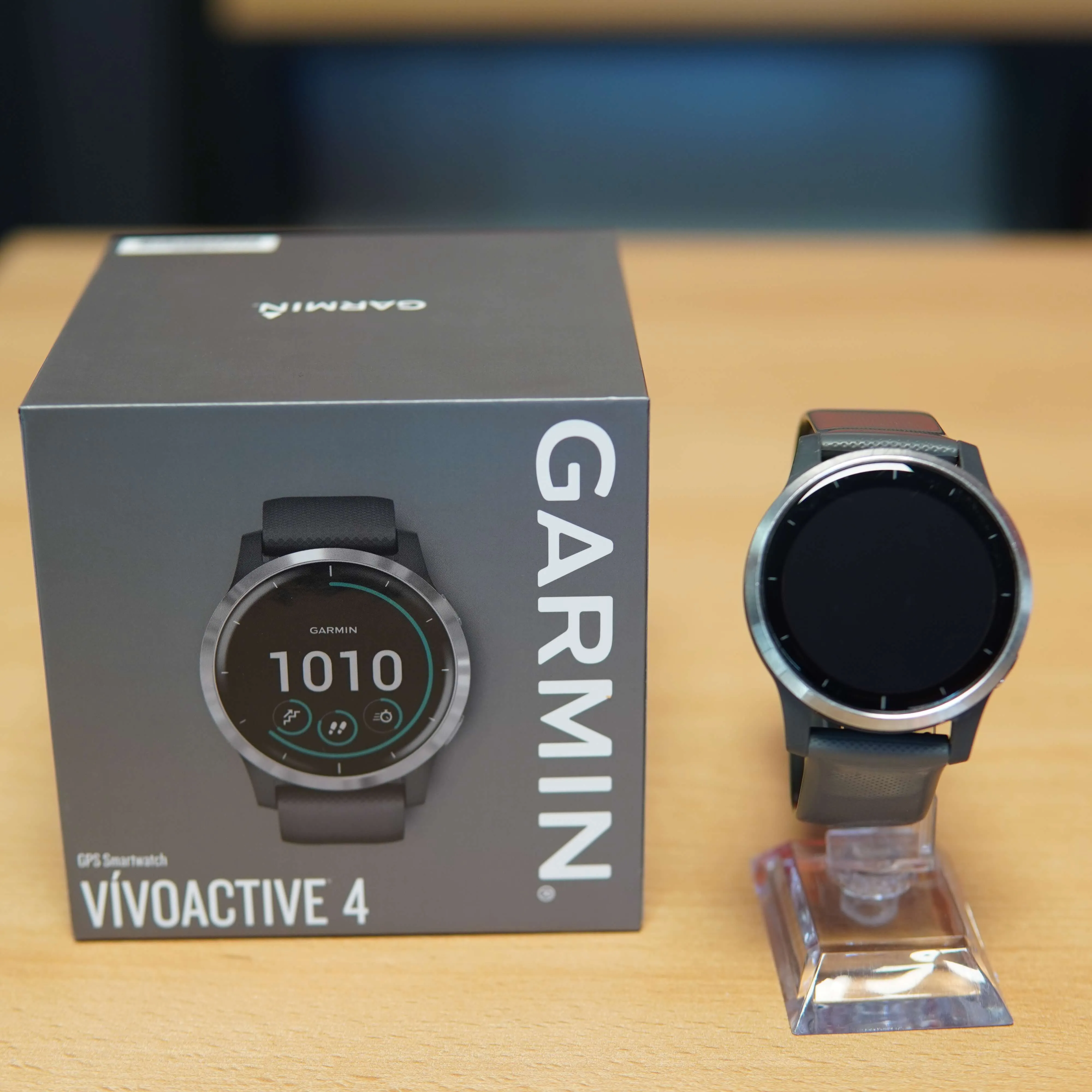 Smartwatch Garmin Vivoactive 4 45mm, GPS, WiFi, Sport, Gri - imagine 2