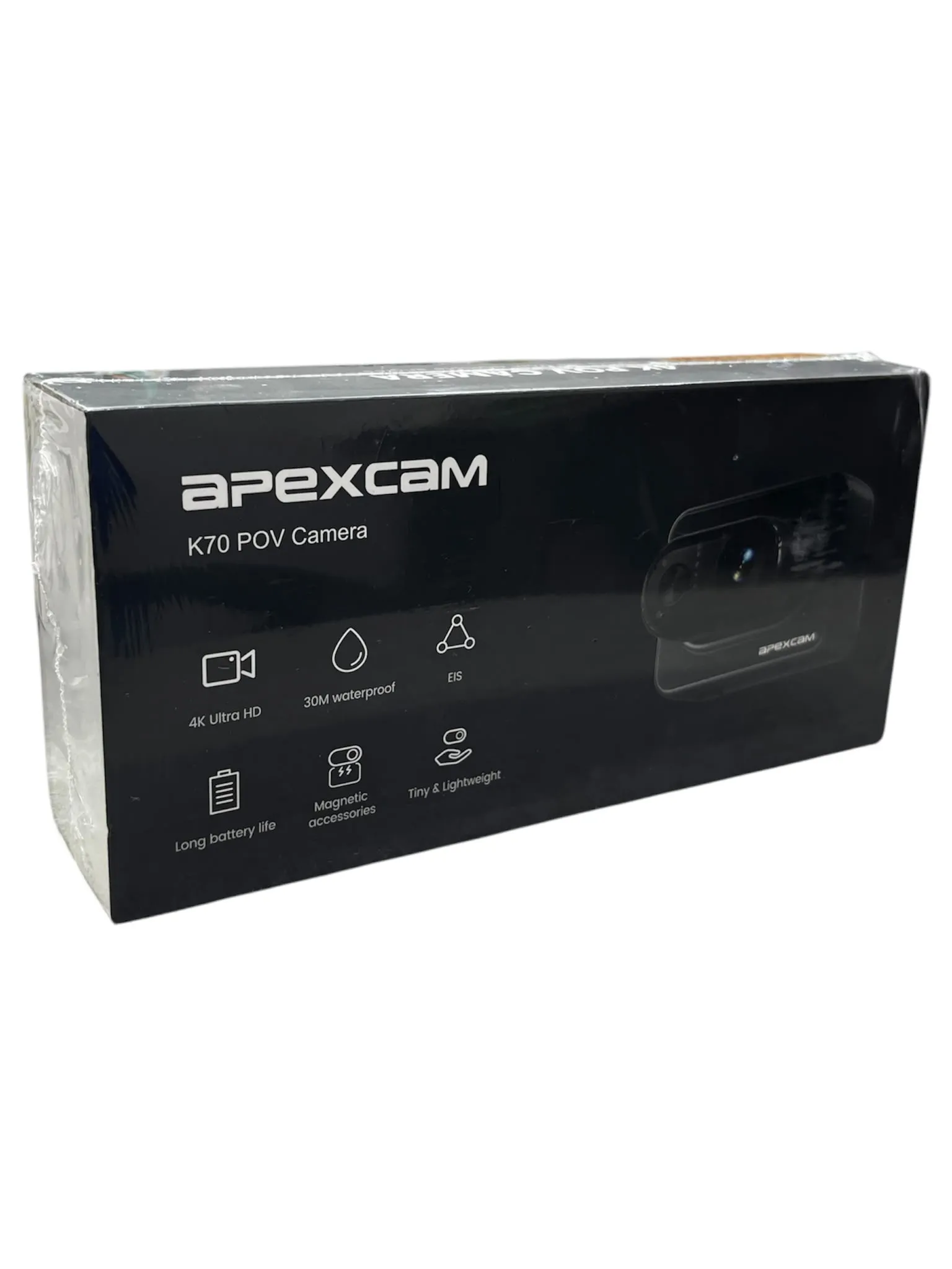Camera Body Apexcam K70, 4K Ultra HD, Waterproof, EIS,WiFi, 490mAh, Negru (Nou Sigilat)