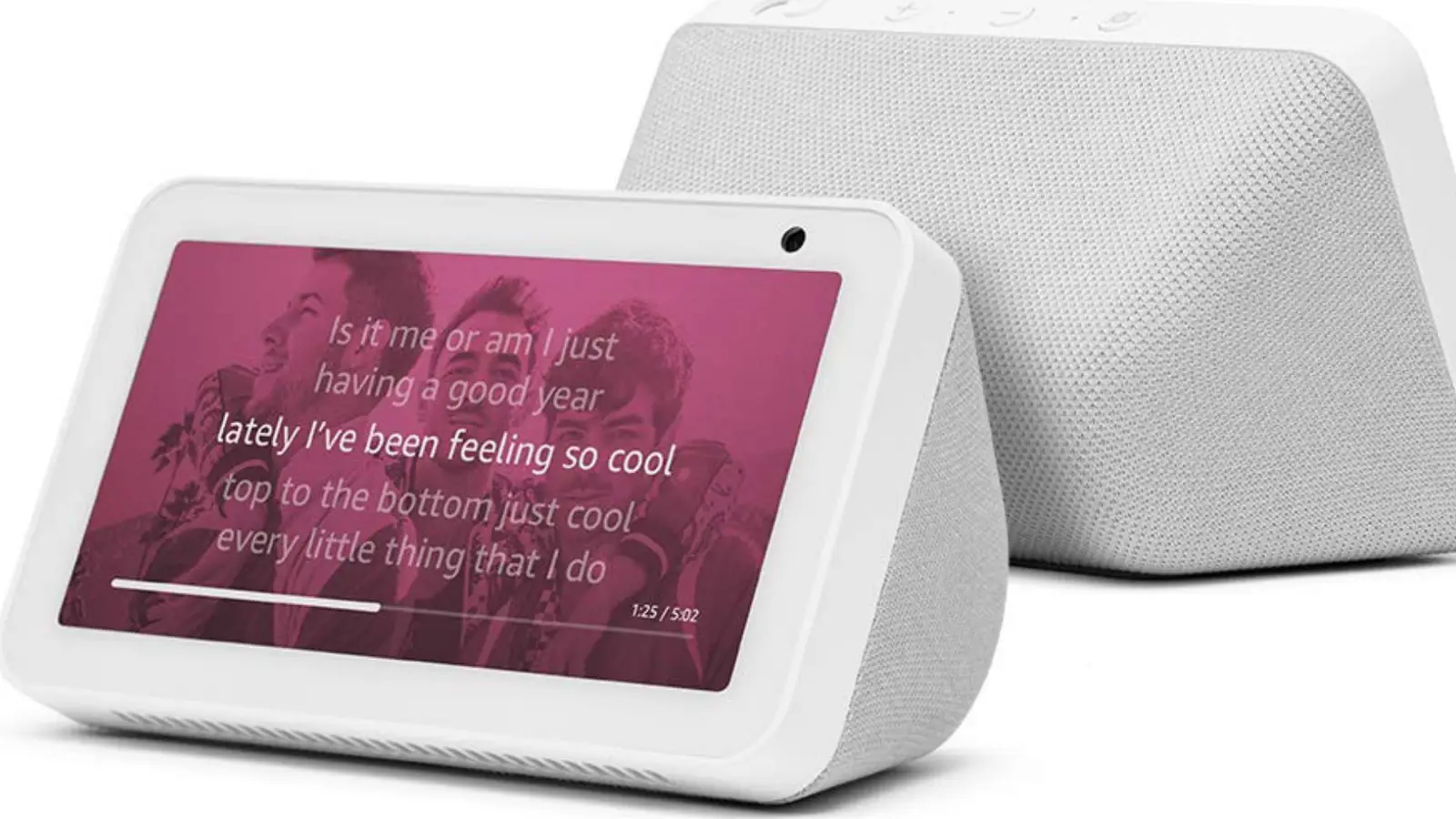 Boxa Amazon Echoshow 5, Display 5.5'', Camera 2 MP, Wi-Fi, Bluetooth, Gri