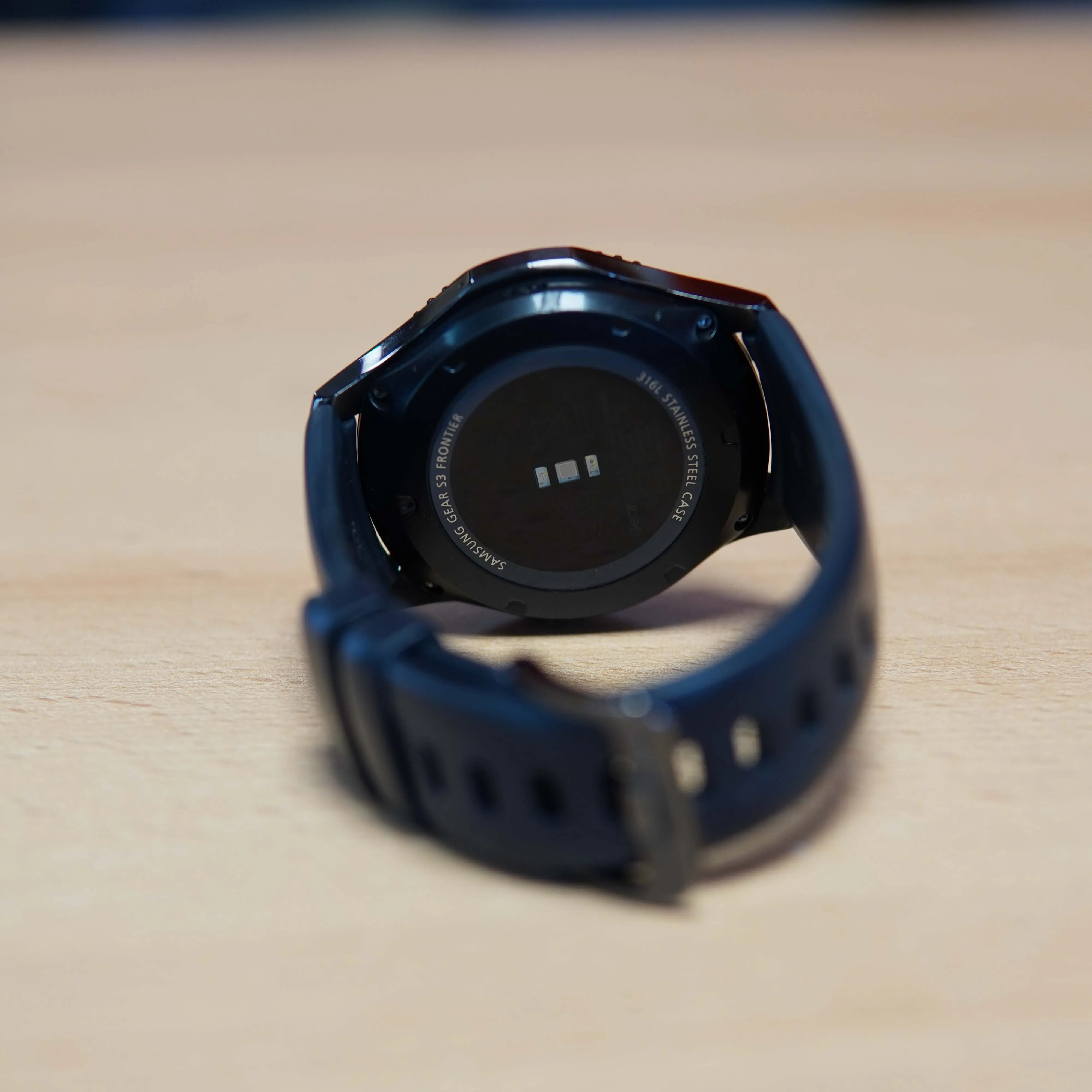 Samsung Gear S3 Frontier, Super AMOLED, Bratara Silicon, Negru - imagine 6