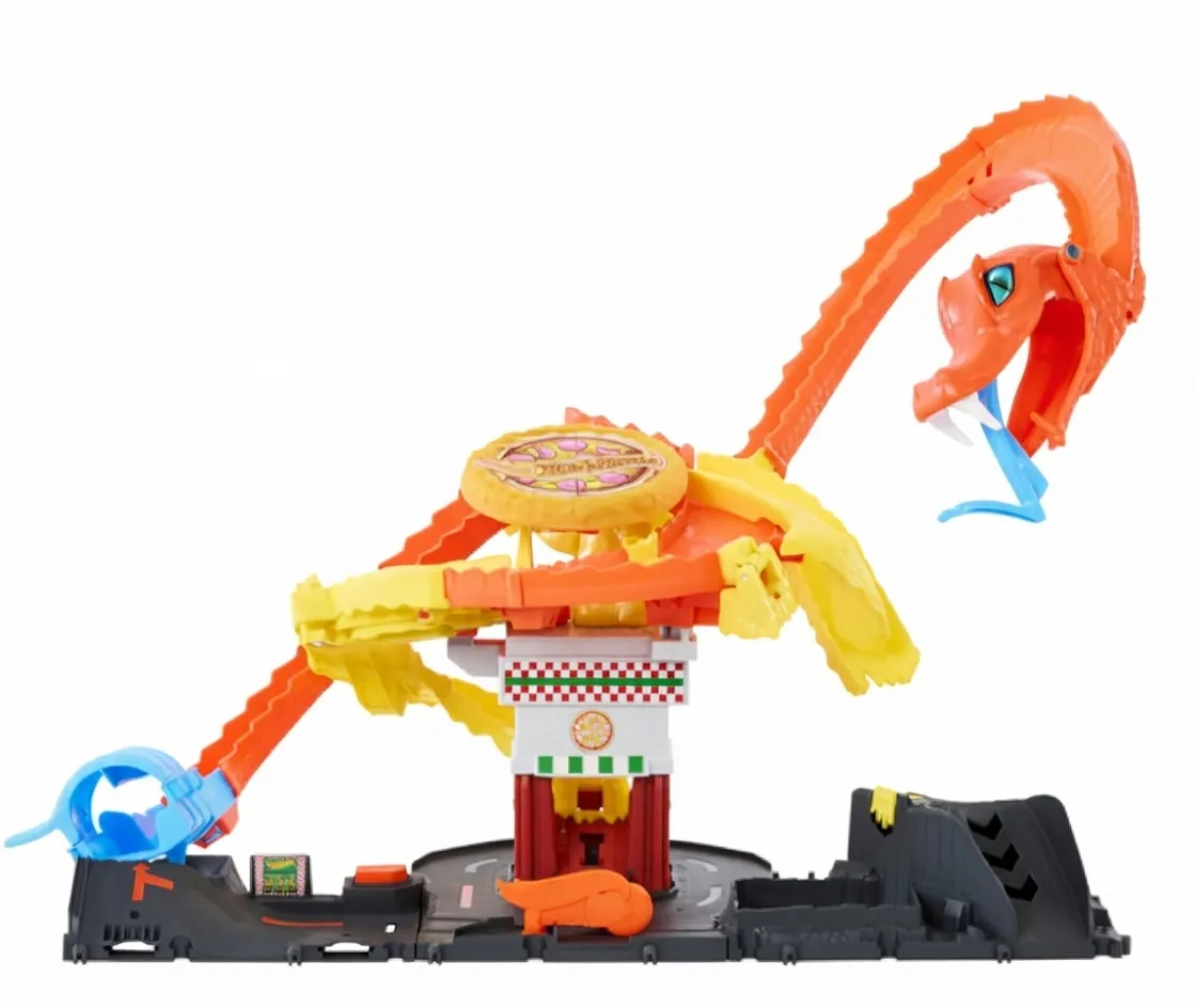 Set de joaca Hot Wheels City - Pizzeria Atacul Cobrei, Pentru 3+ Ani