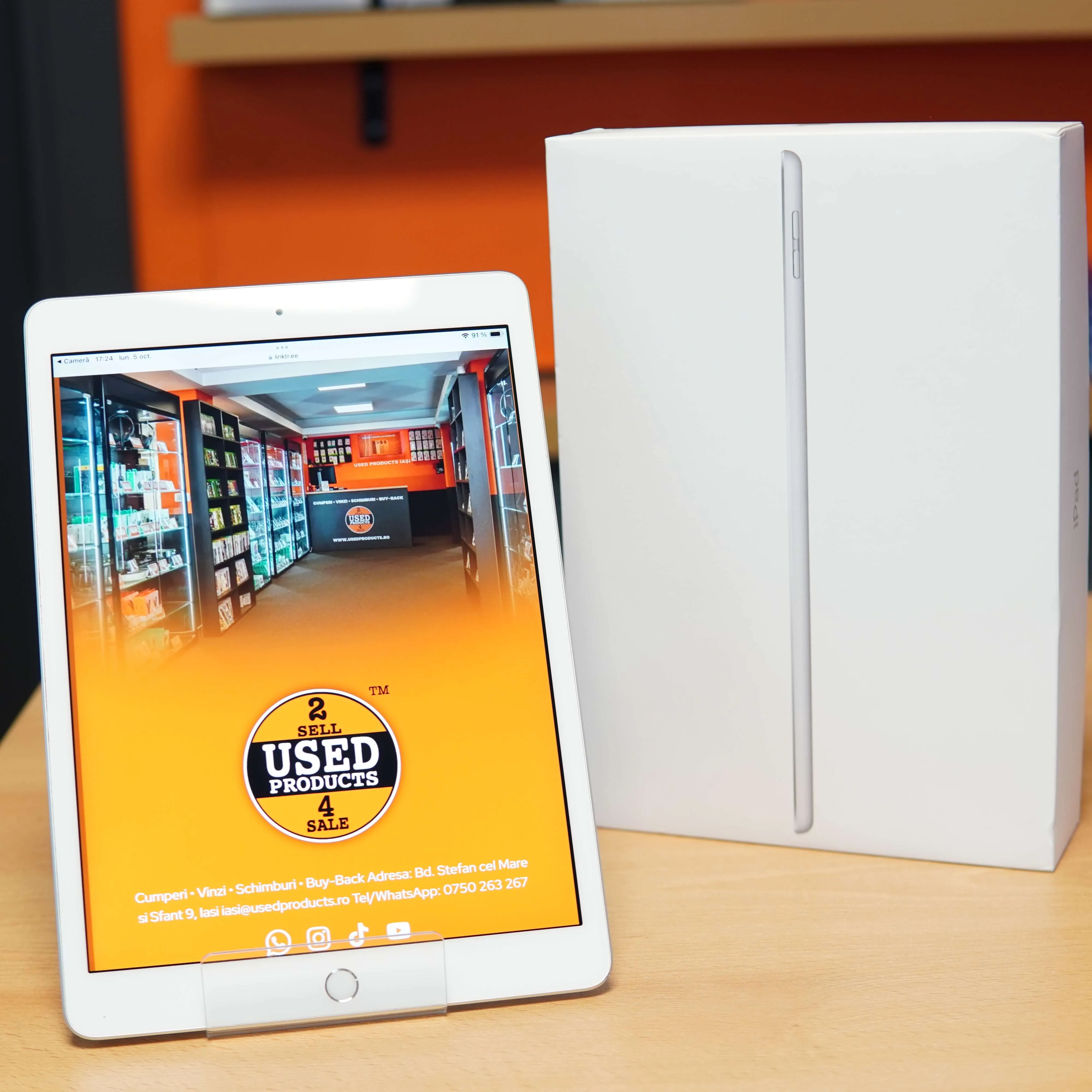Apple iPad 8 2020 32 GB, Wi-Fi, Silver - imagine 2