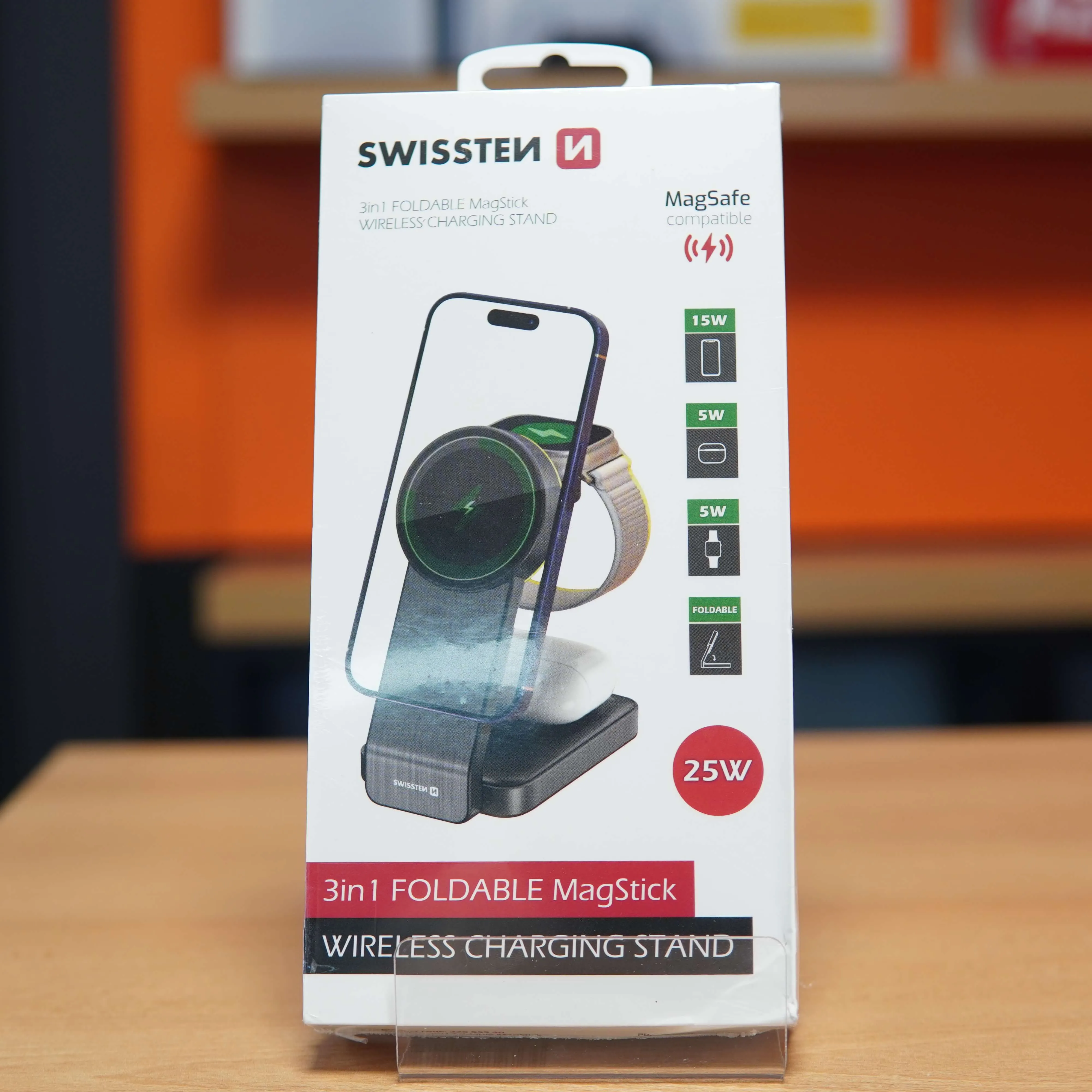 Incarcator Wireless Swissten 3-in-1 - imagine 2