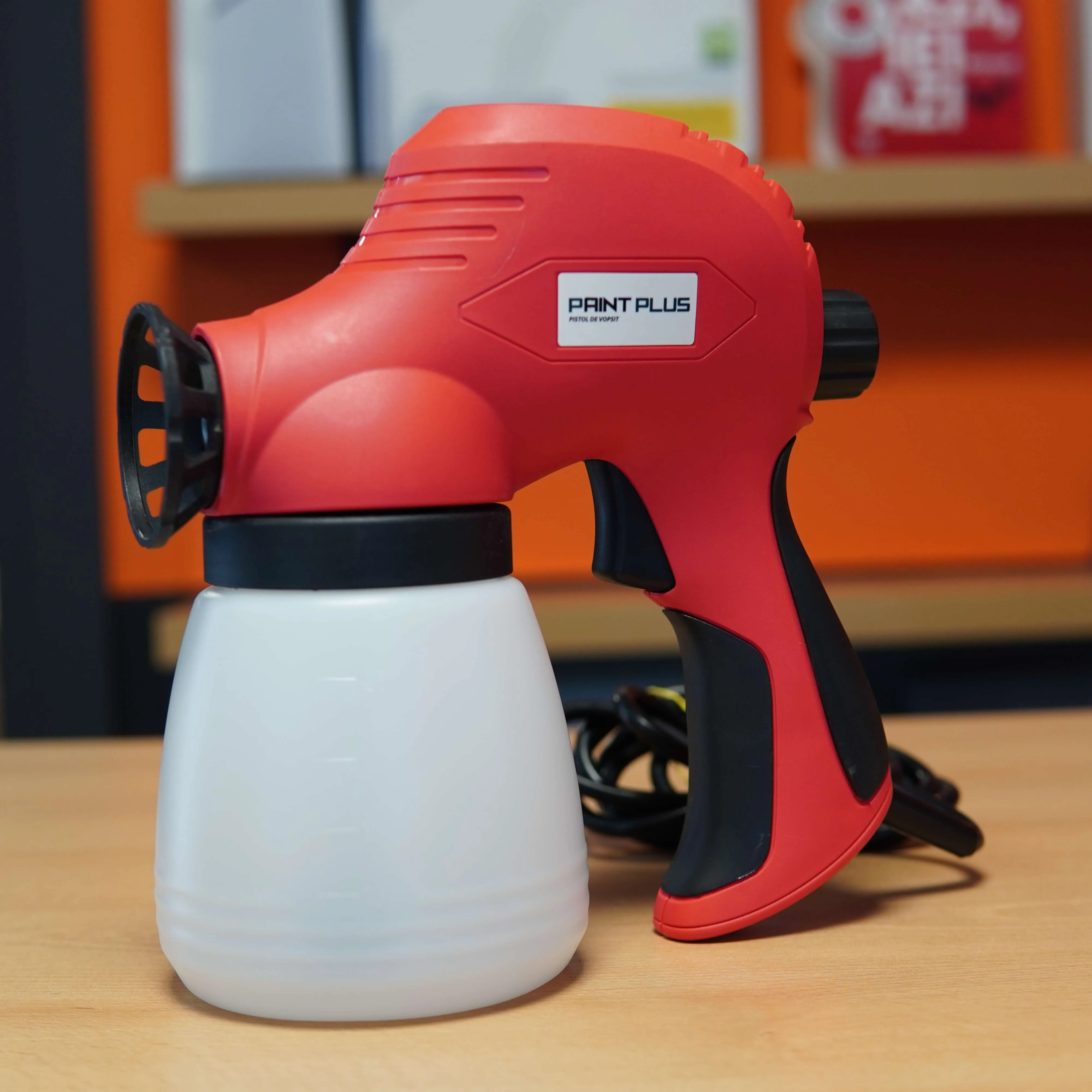 Pistol de vopsit Paint Plus 60W, Rosu - imagine 2